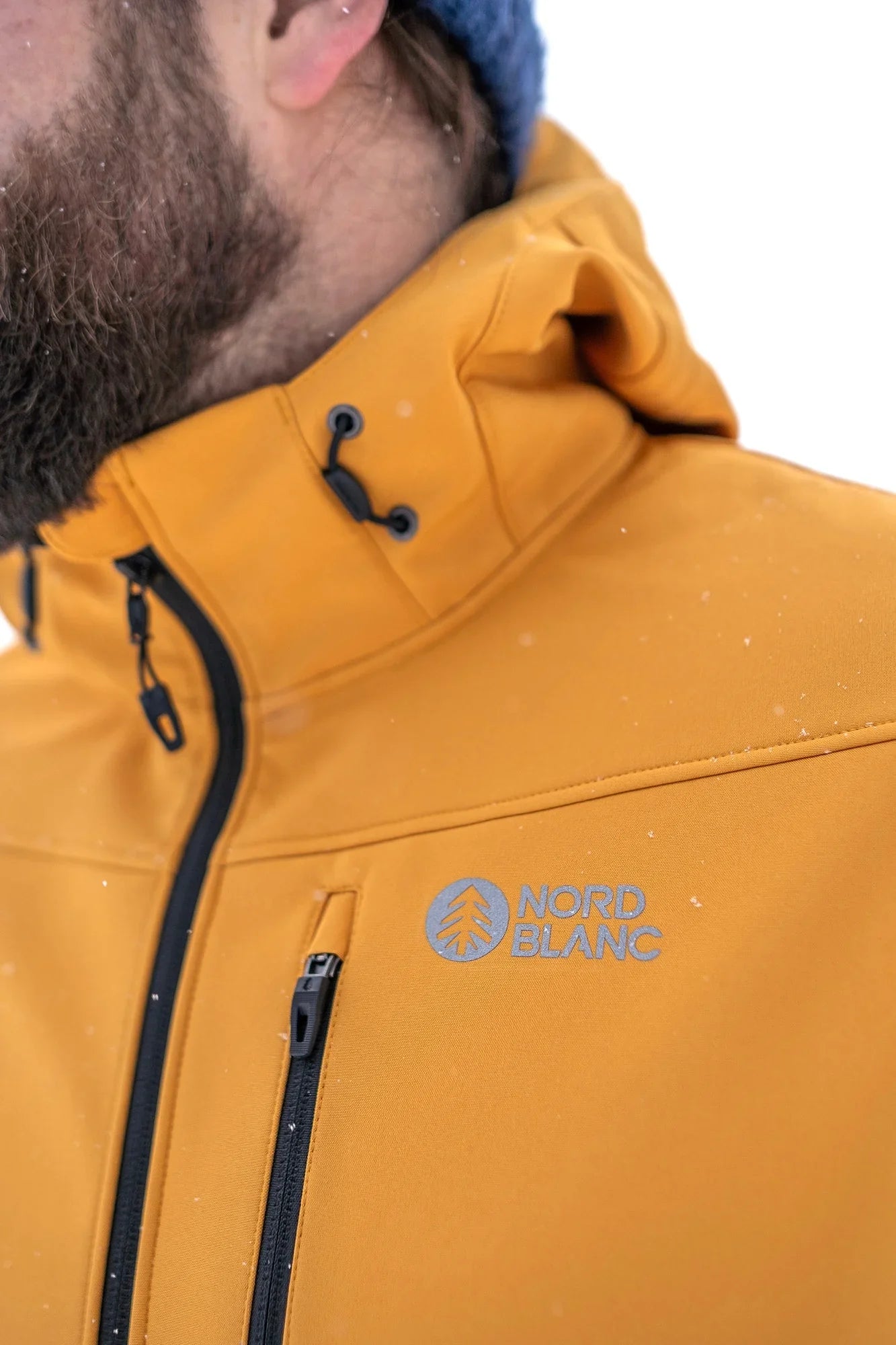 Softshell jacket with fleece men's - YEWTREE yellow-5