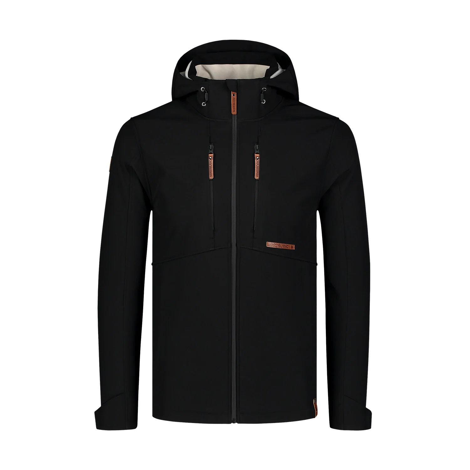 Softshell jacket with fleece men's - GLADNESS black-1