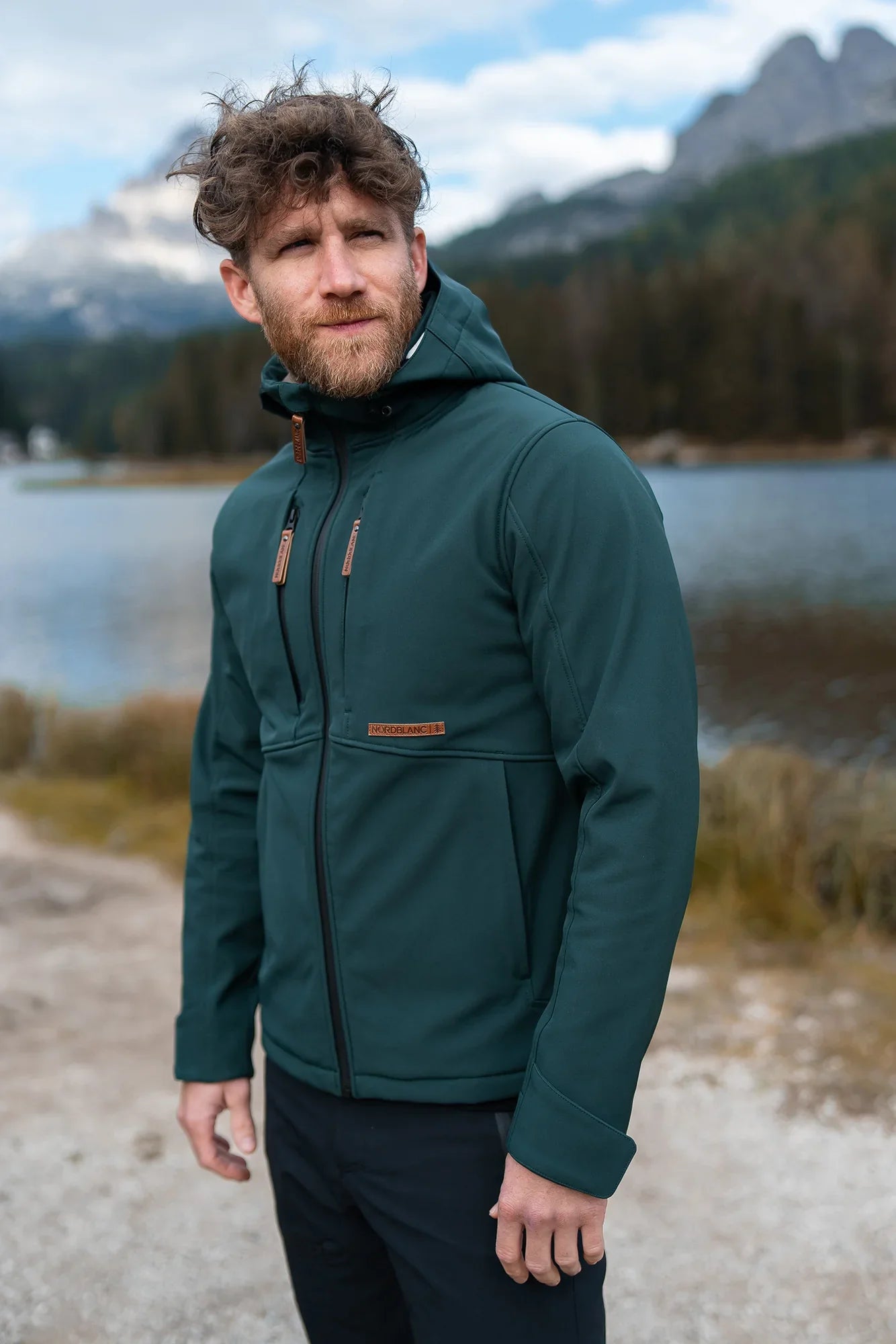 Softshell dzseki/kabát férfi - GLADNESS zöld-4