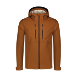 Softshell jacket with fleece men's - GLADNESS brown