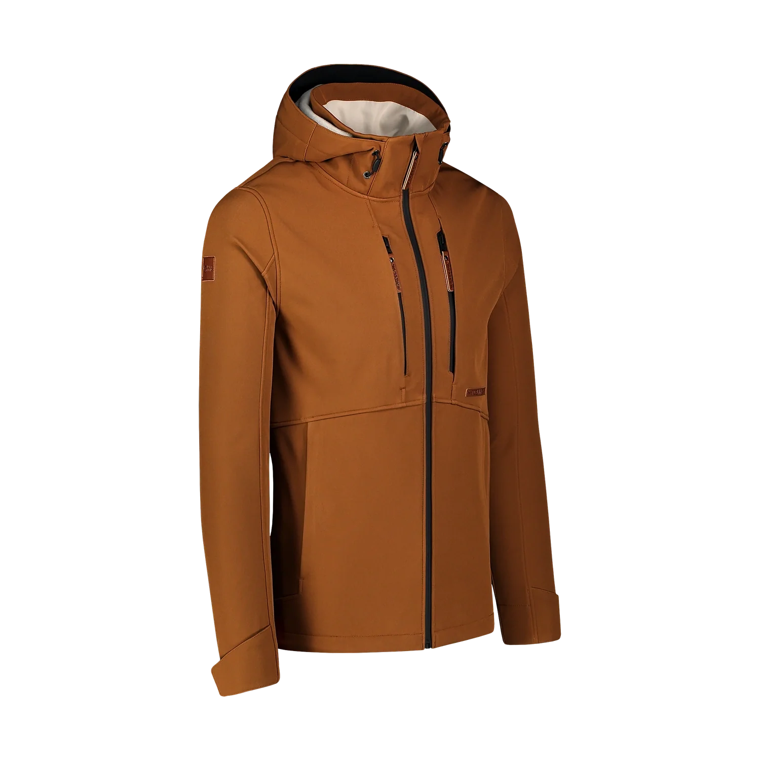 Softshell jacket with fleece men's - GLADNESS brown-2