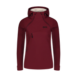 Softshell-Anorak mit Fleece Damen - DEVOTION weinrot