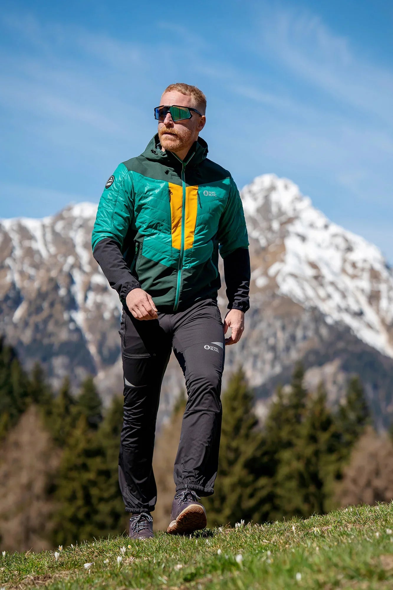 Sports jacket men's - SKIJORING green-7