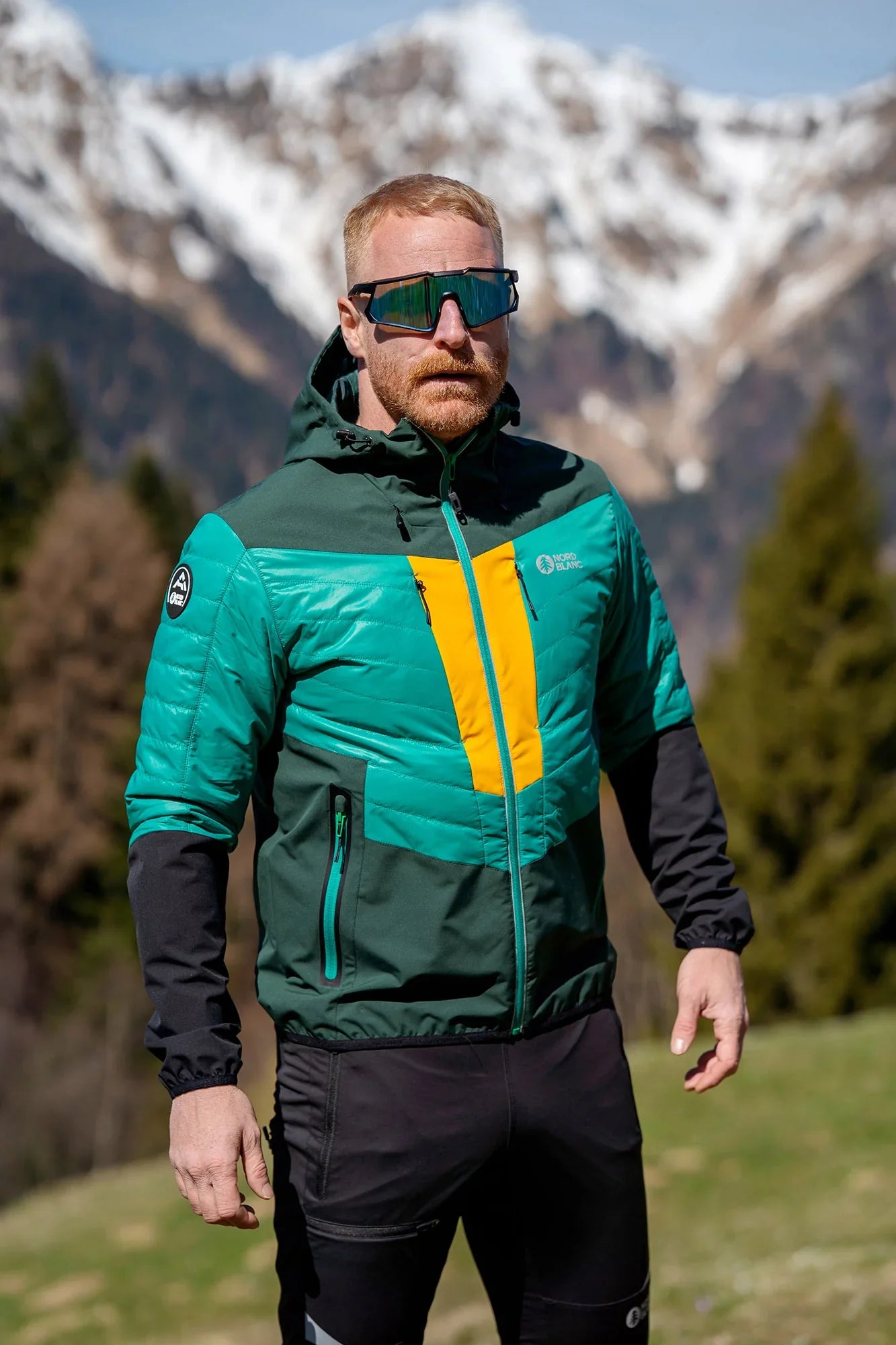 Sports jacket men's - SKIJORING green-8