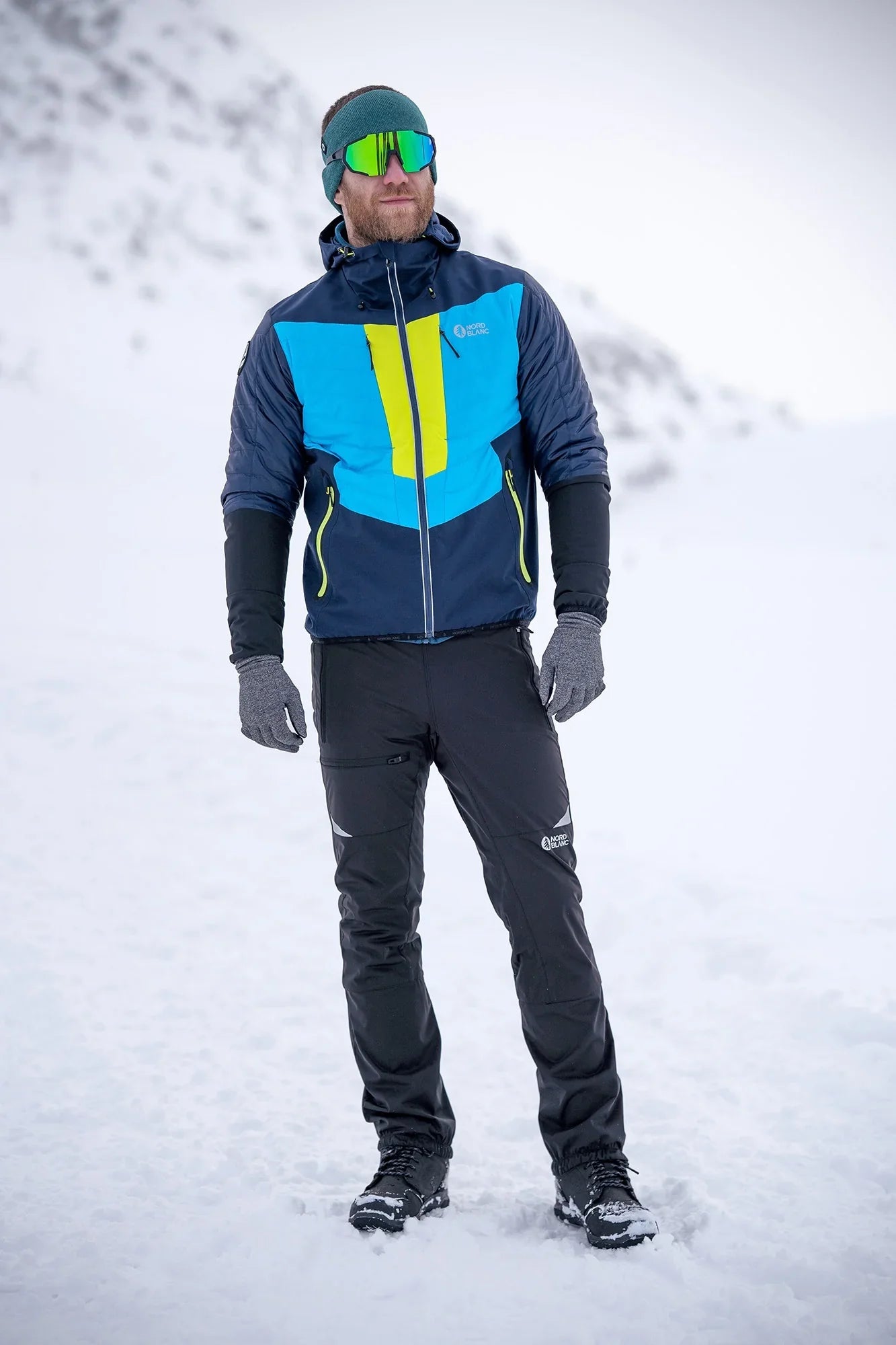 Športska jakna muška - SKIJORING plava-3