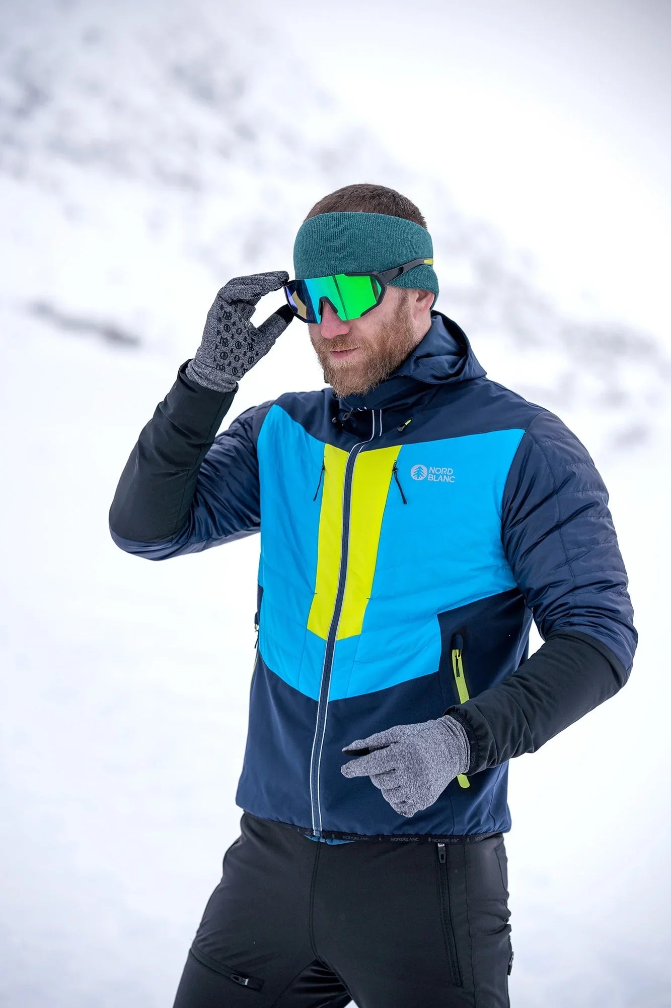 Športska jakna muška - SKIJORING plava-4