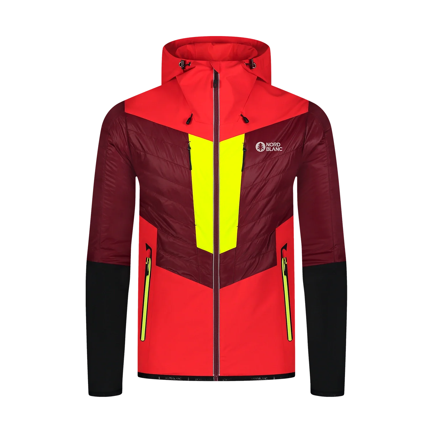 Sportjacke Herren - SKIJORING rot