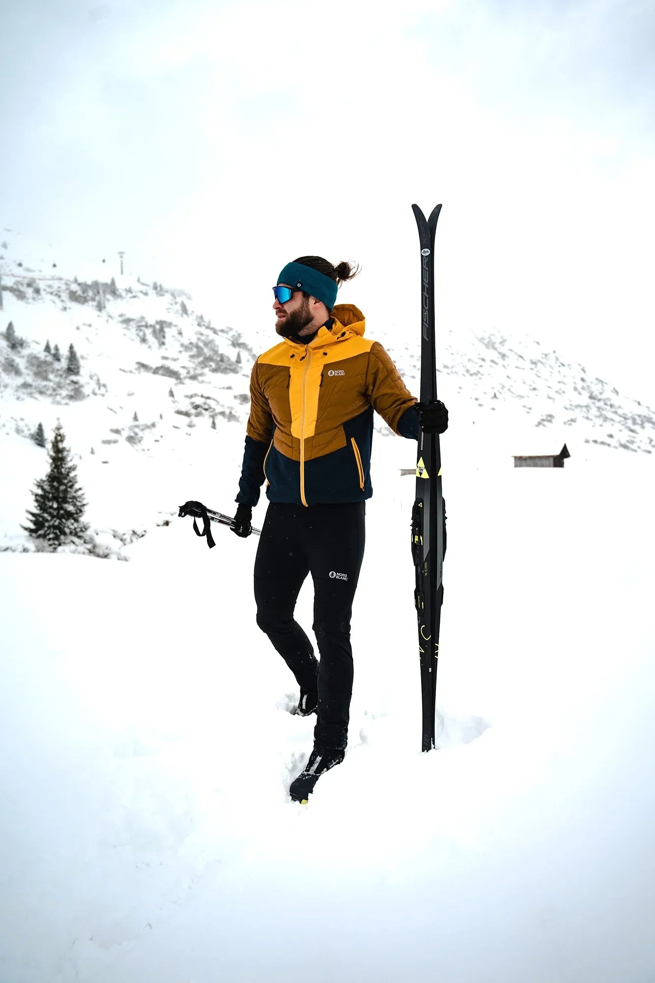 Športska jakna muška - SKIJORING žuta-4