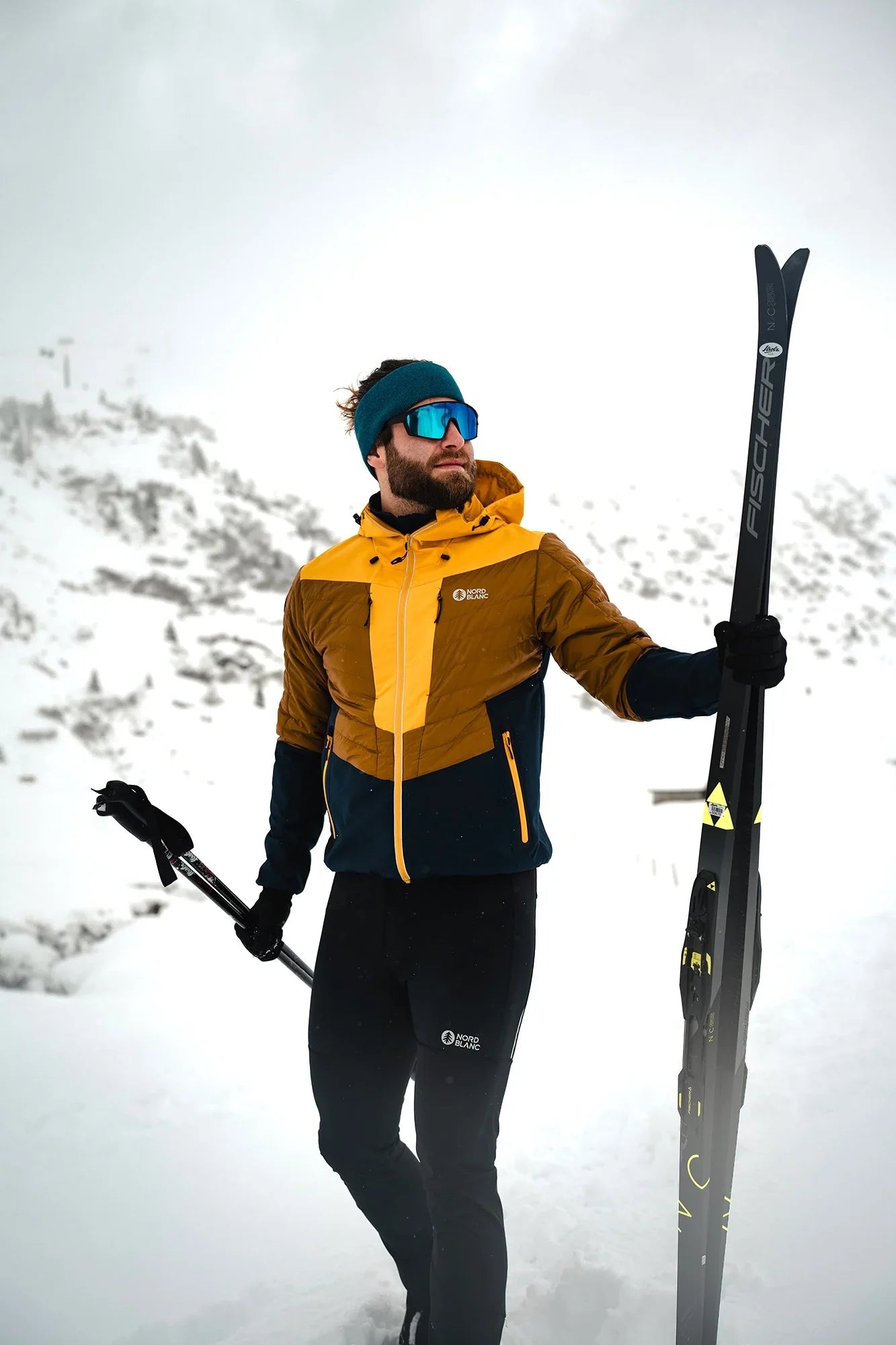Športska jakna muška - SKIJORING žuta-5