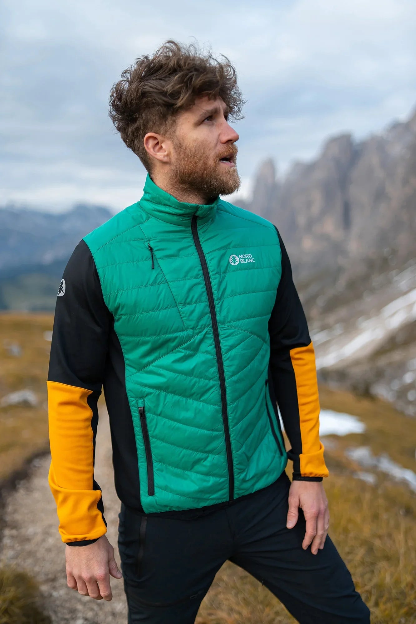 Sports jacket men's - KITING green-4