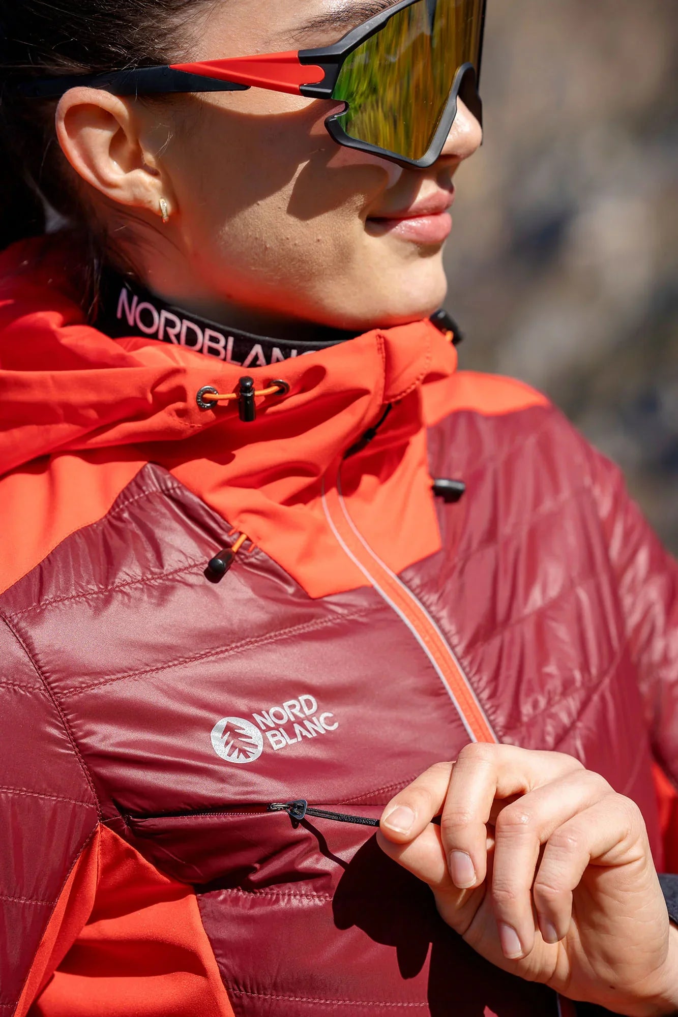 Sports jacket women's - ICEBERGS red-11