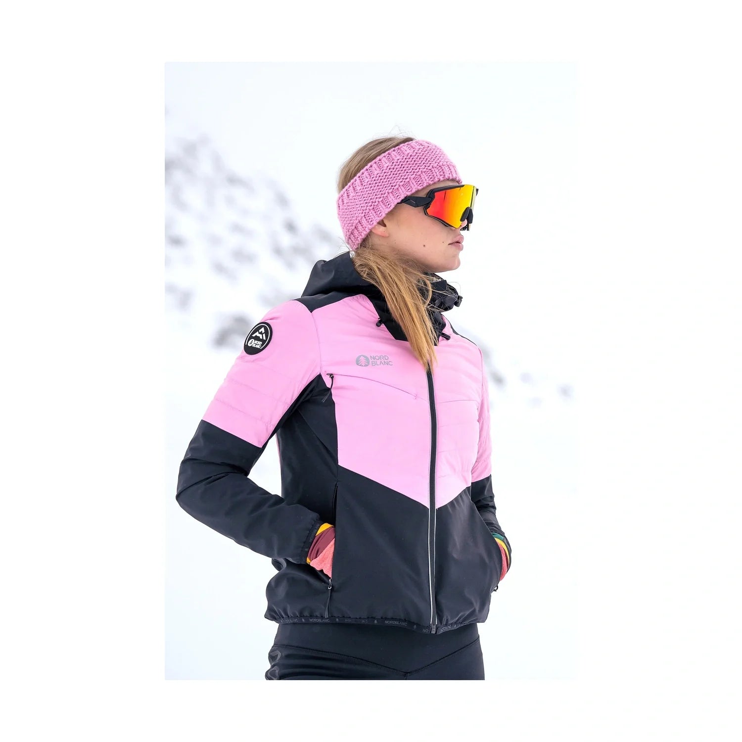 Sports jacket women's - ICEBERGS pink-6