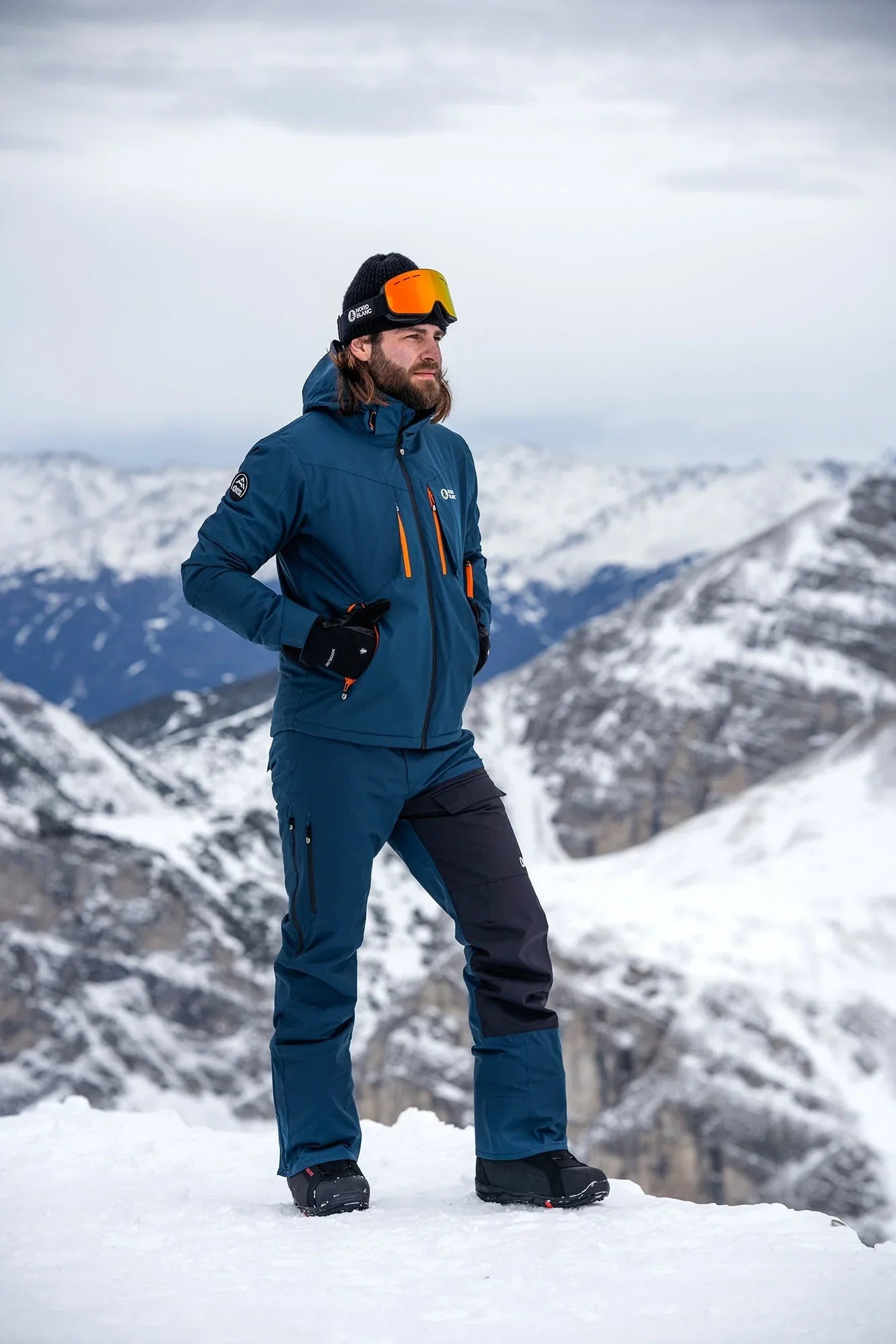Skijacke Herren - BOREAL blau-5