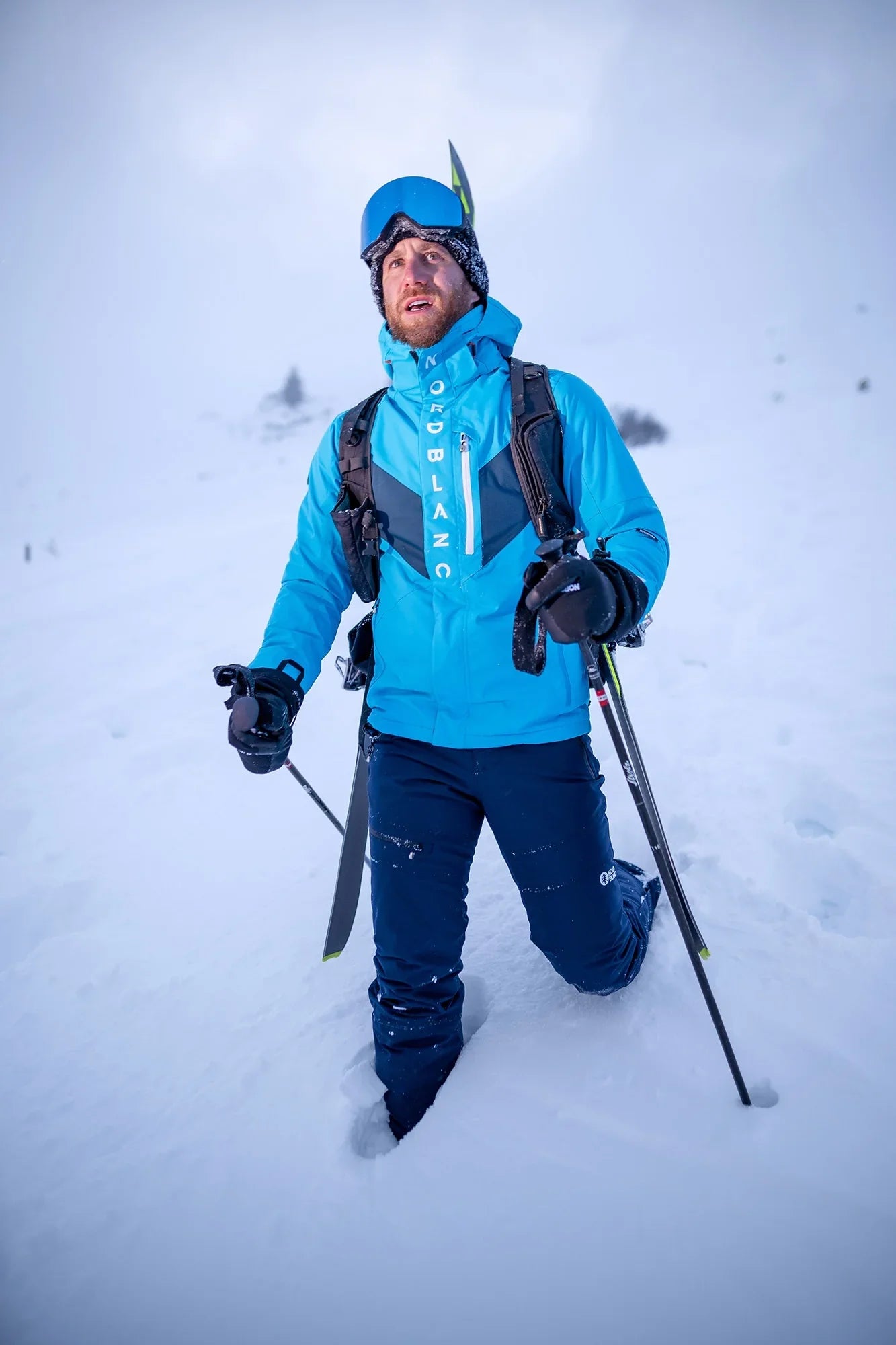 Skijacke Herren - FLURRY blau-3