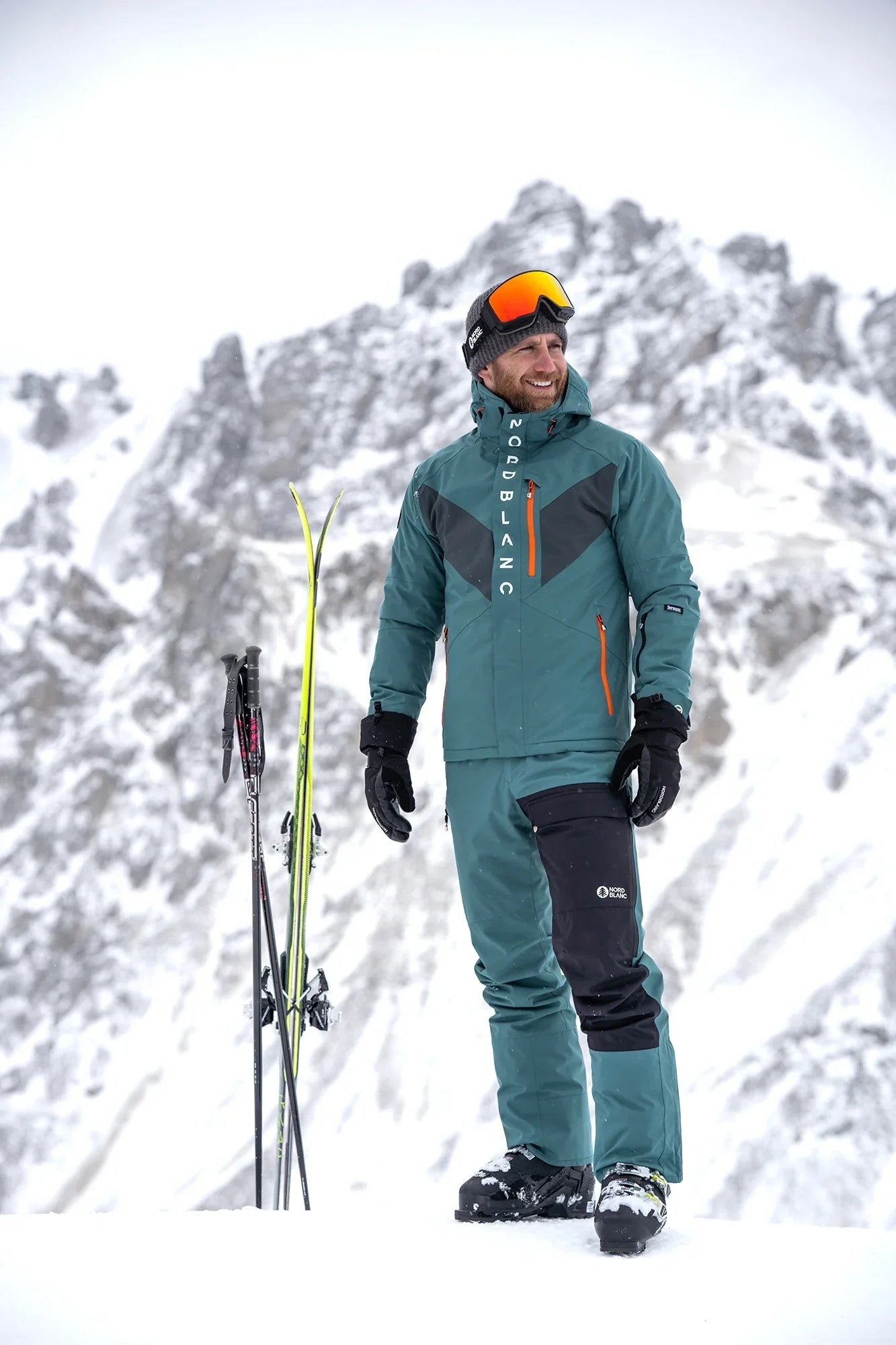 Skijacke Herren - FLURRY grün-4