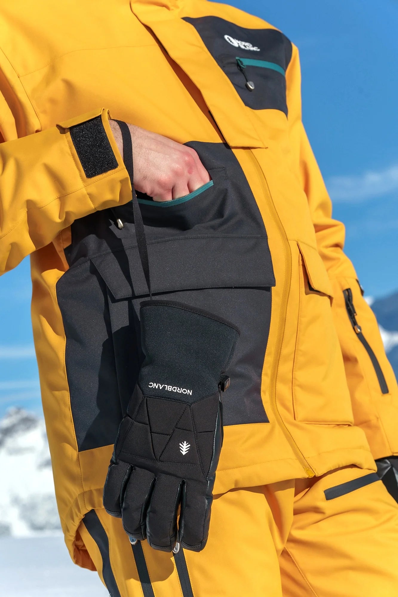 Ski jacket men's - WILDLING yellow-5