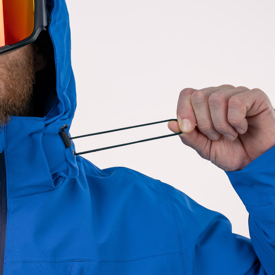 Adjustable hood drawcord