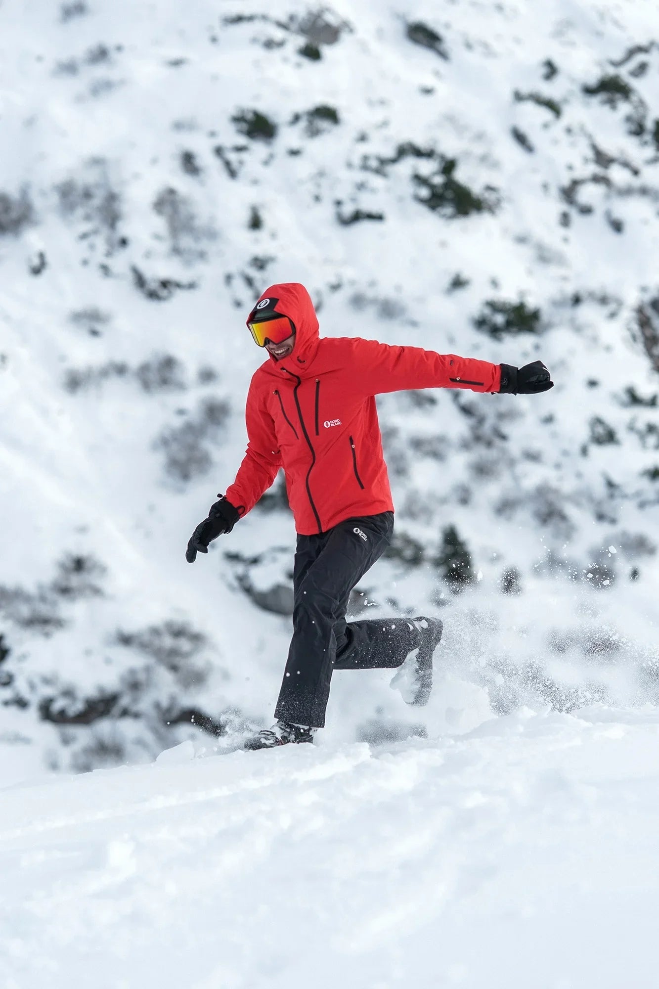 Ski jacket men's - YONDER red-2
