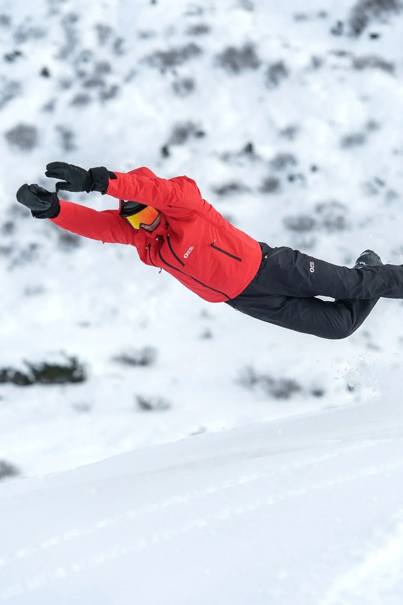 Ski jacket men's - YONDER red-3