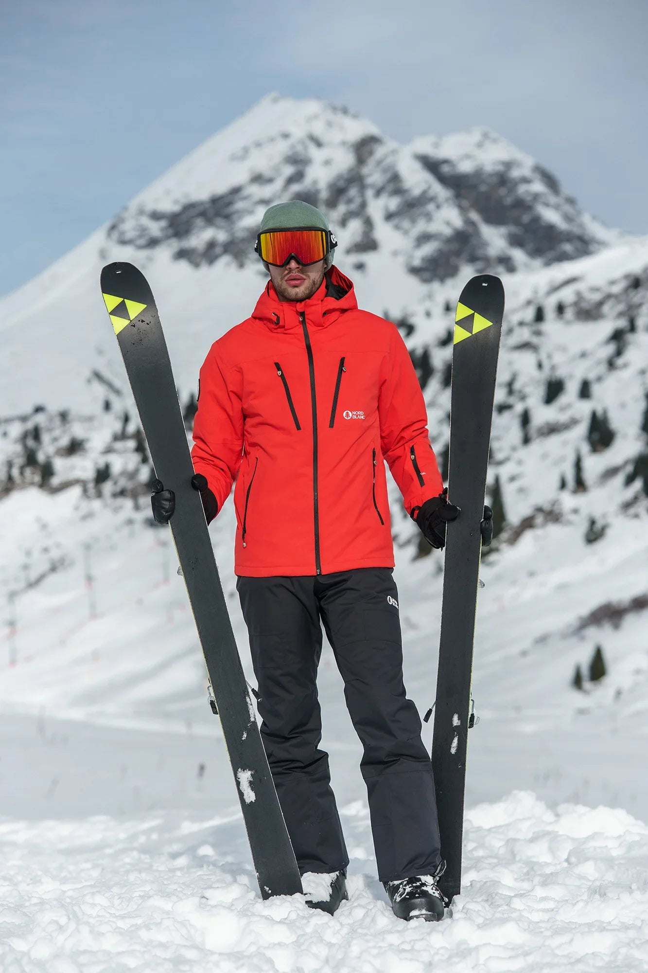 Ski jacket men's - YONDER red-5