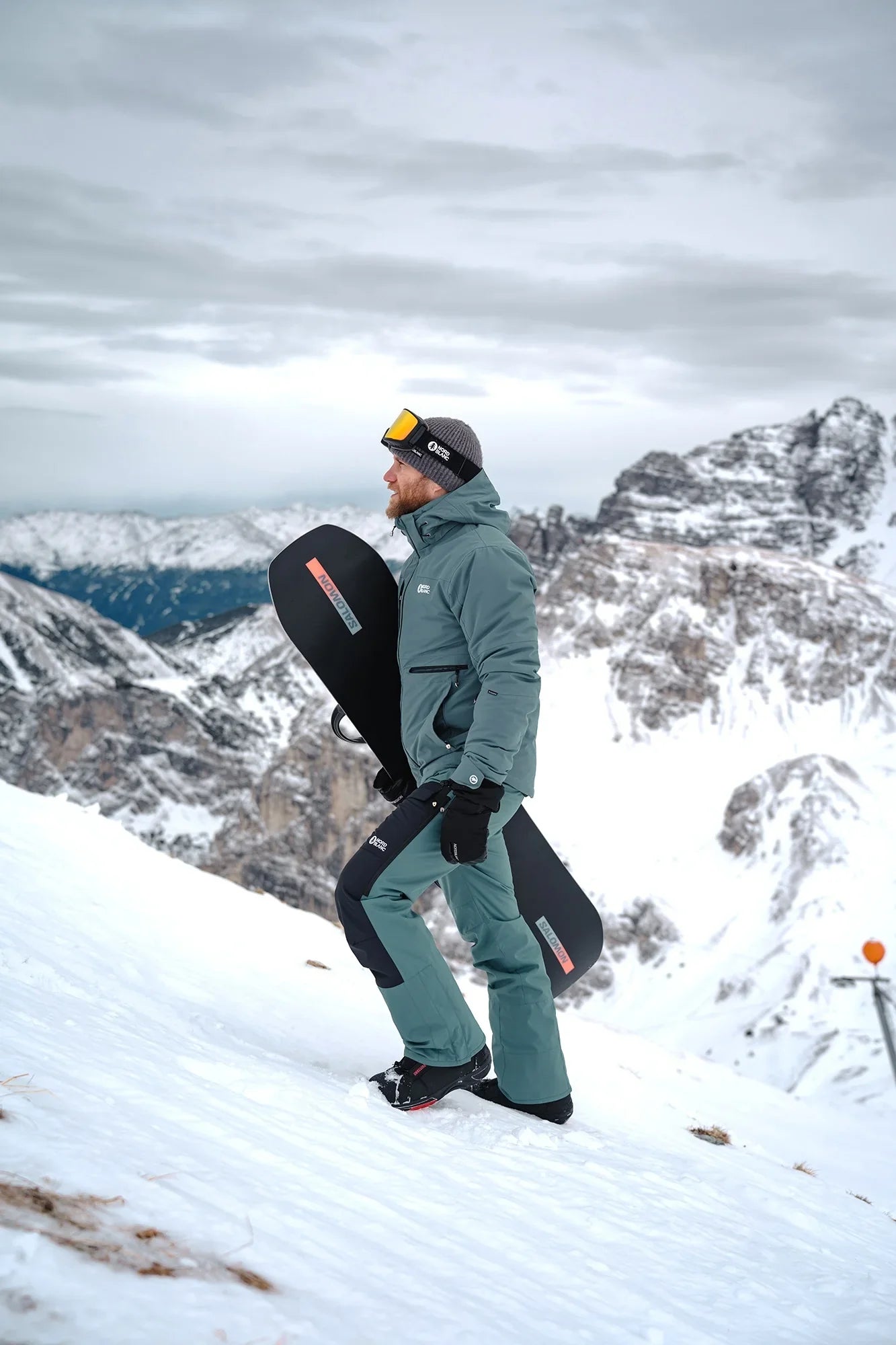 Ski jacket men's - PERMAFROST green-3