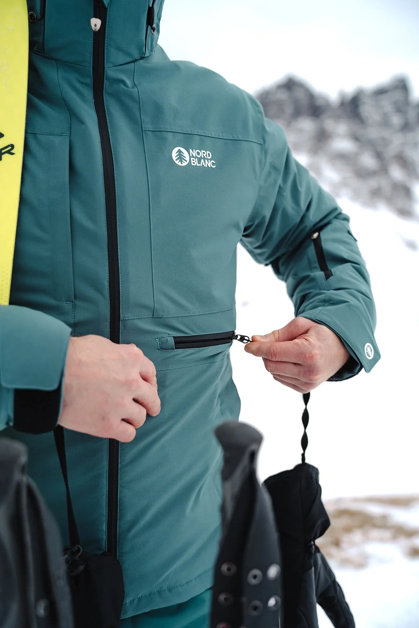 Ski jacket men's - PERMAFROST green-8