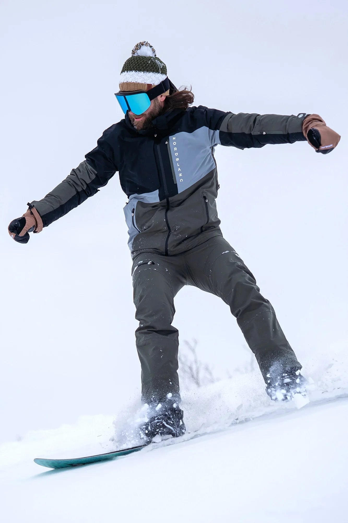 Skijacke Herren - SLED schwarz-3