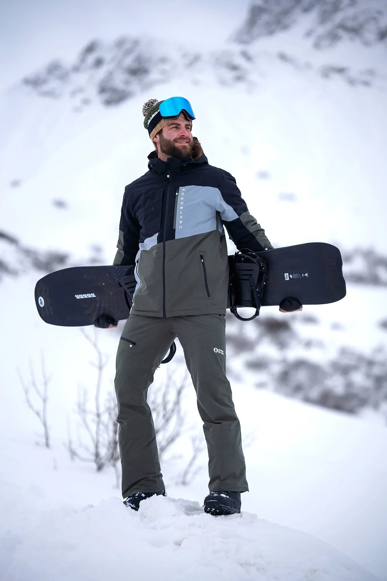 Skijacke Herren - SLED schwarz-4