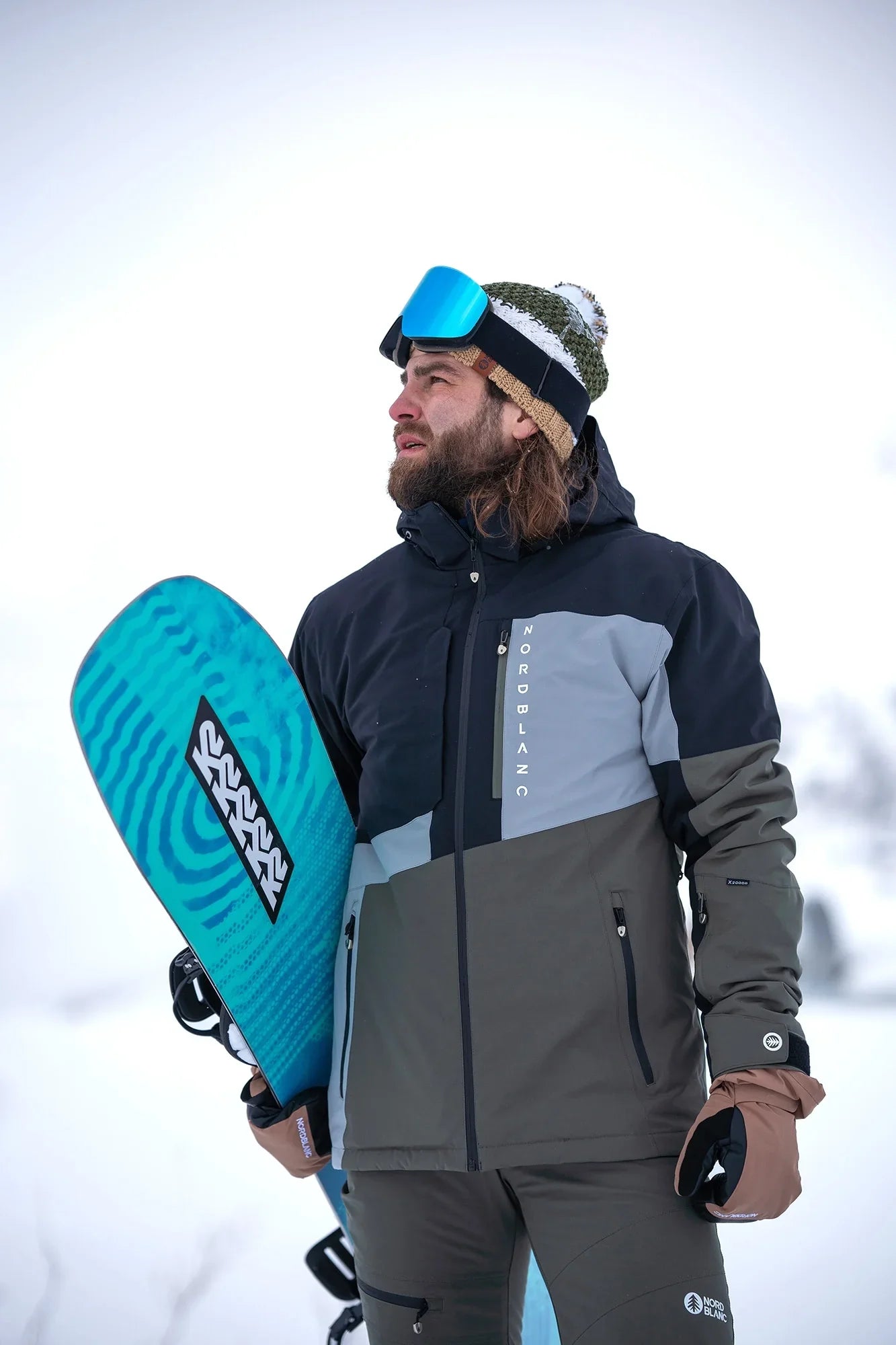 Skijacke Herren - SLED schwarz-5