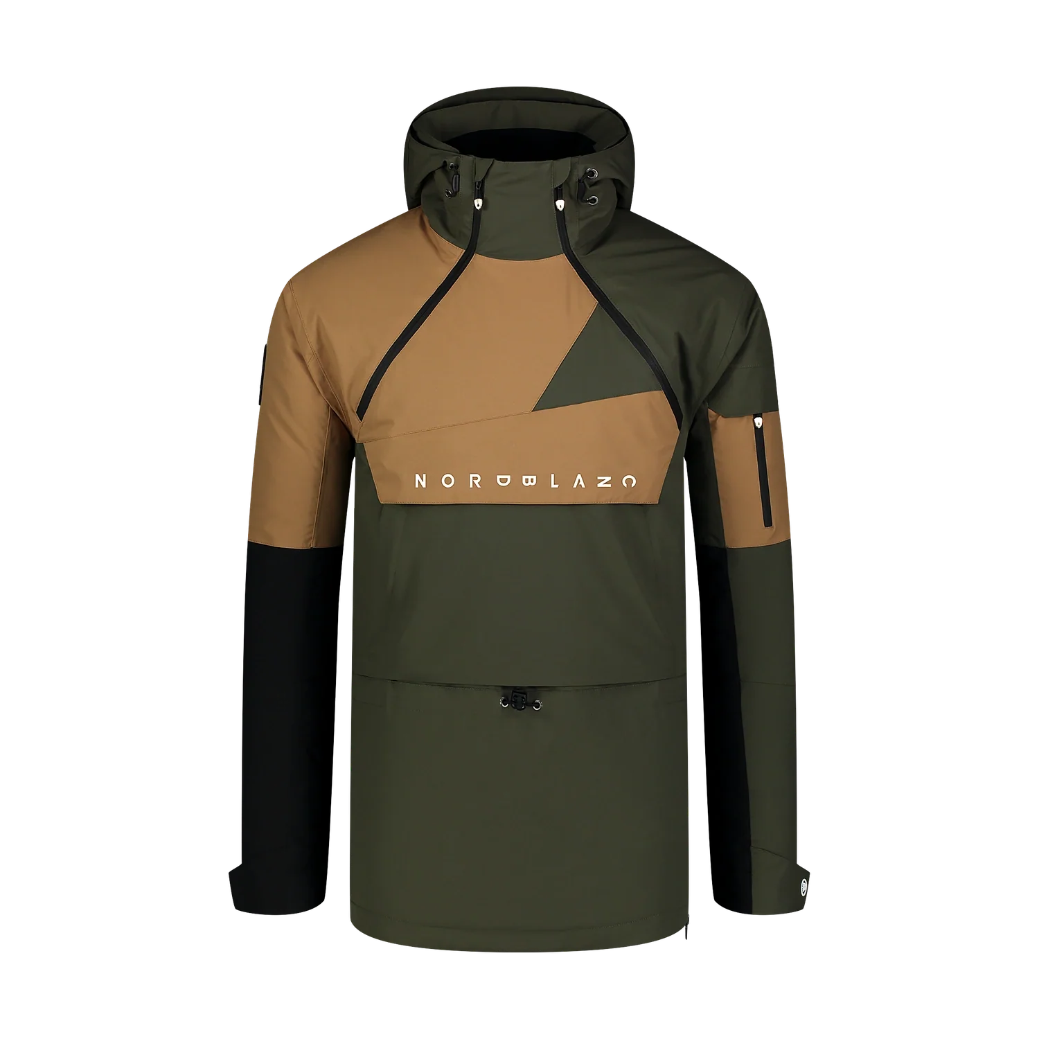 Snowboard-Anorak Herren - SNOWPACK khaki