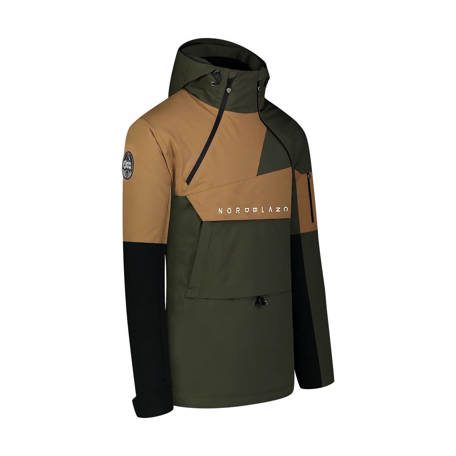 Snowboard-Anorak Herren - SNOWPACK khaki-2