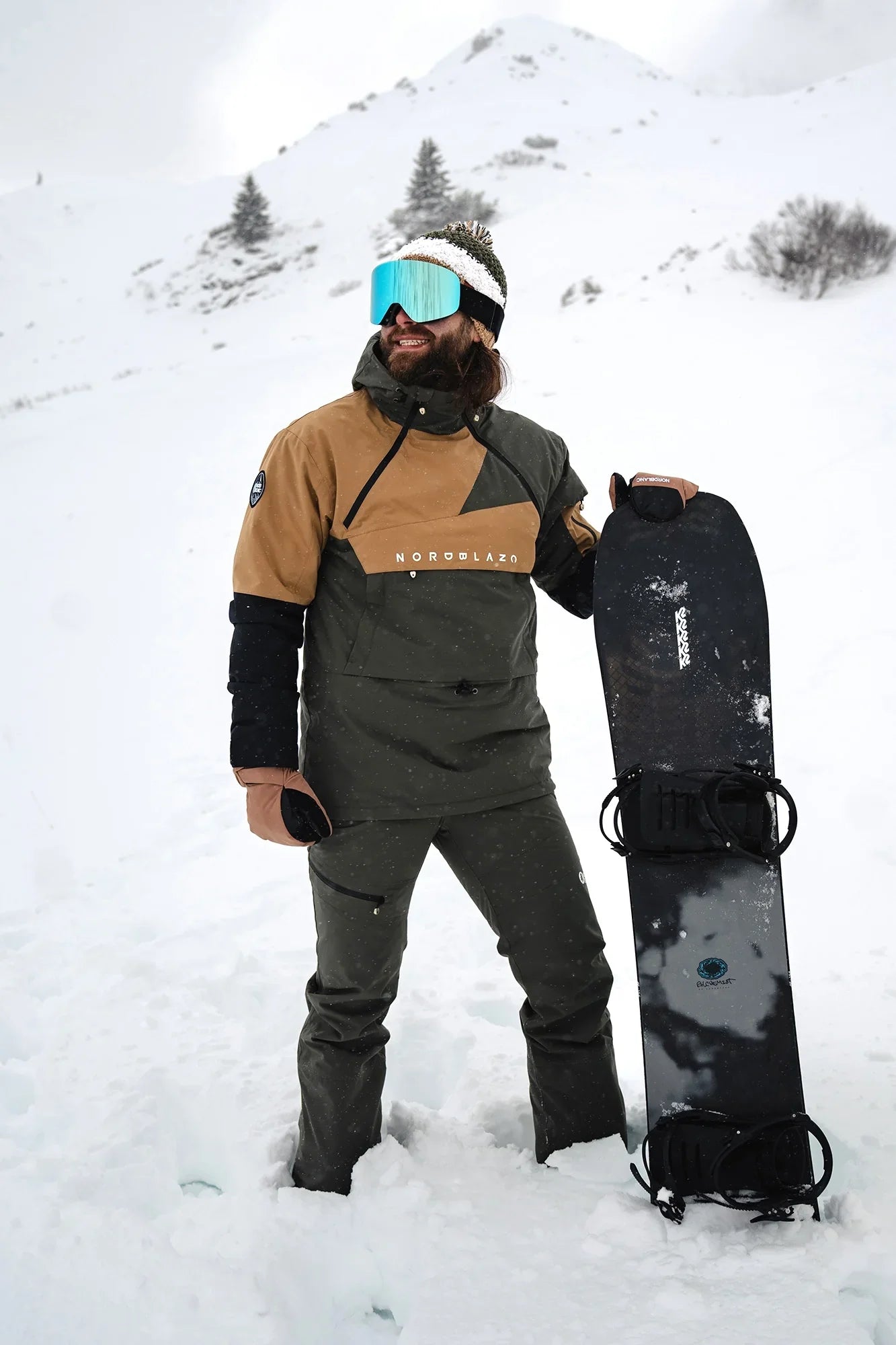 Snowboard-Anorak Herren - SNOWPACK khaki-3