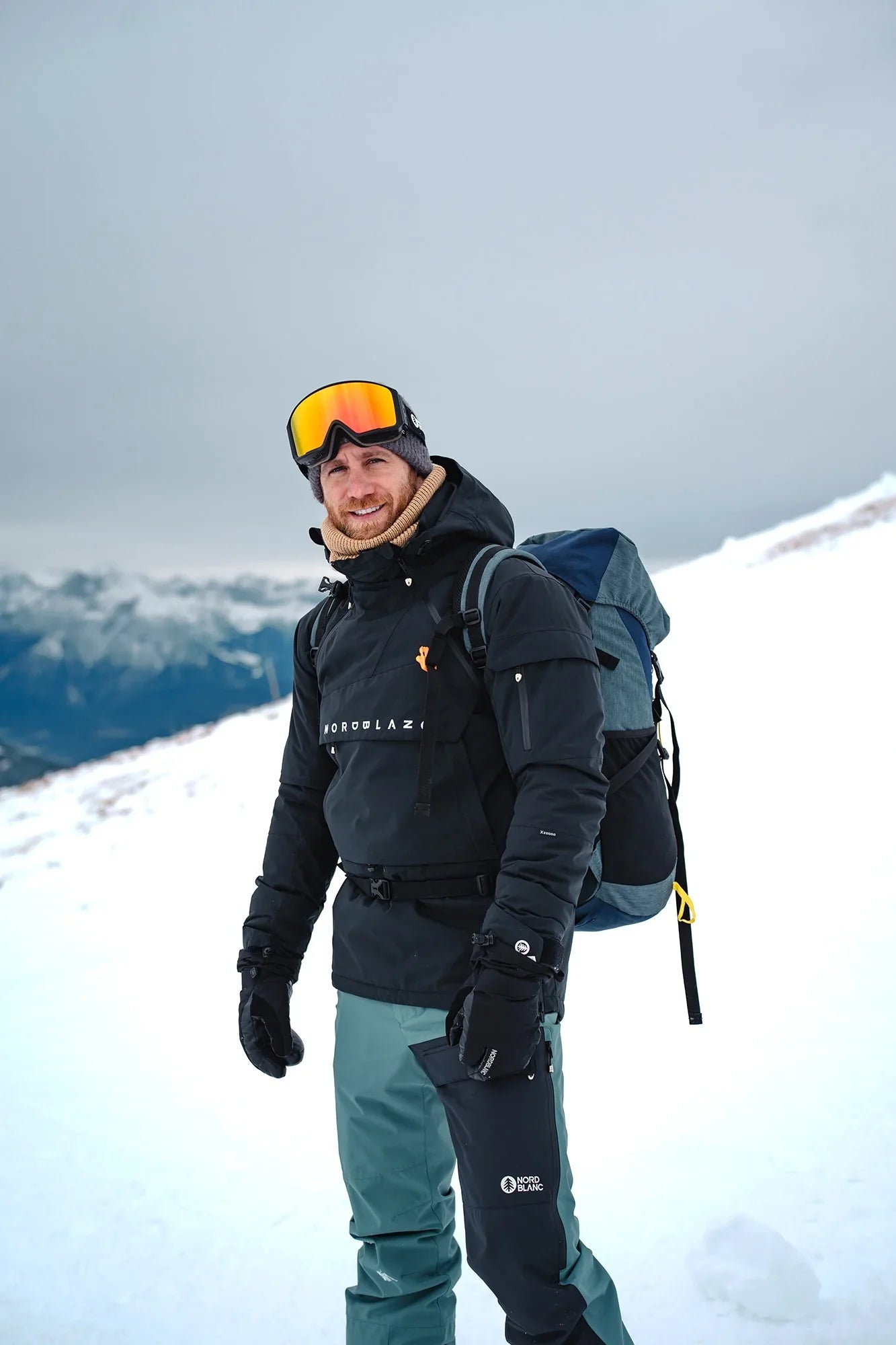 Snowboard-Anorak Herren - SNOWPACK schwarz-4