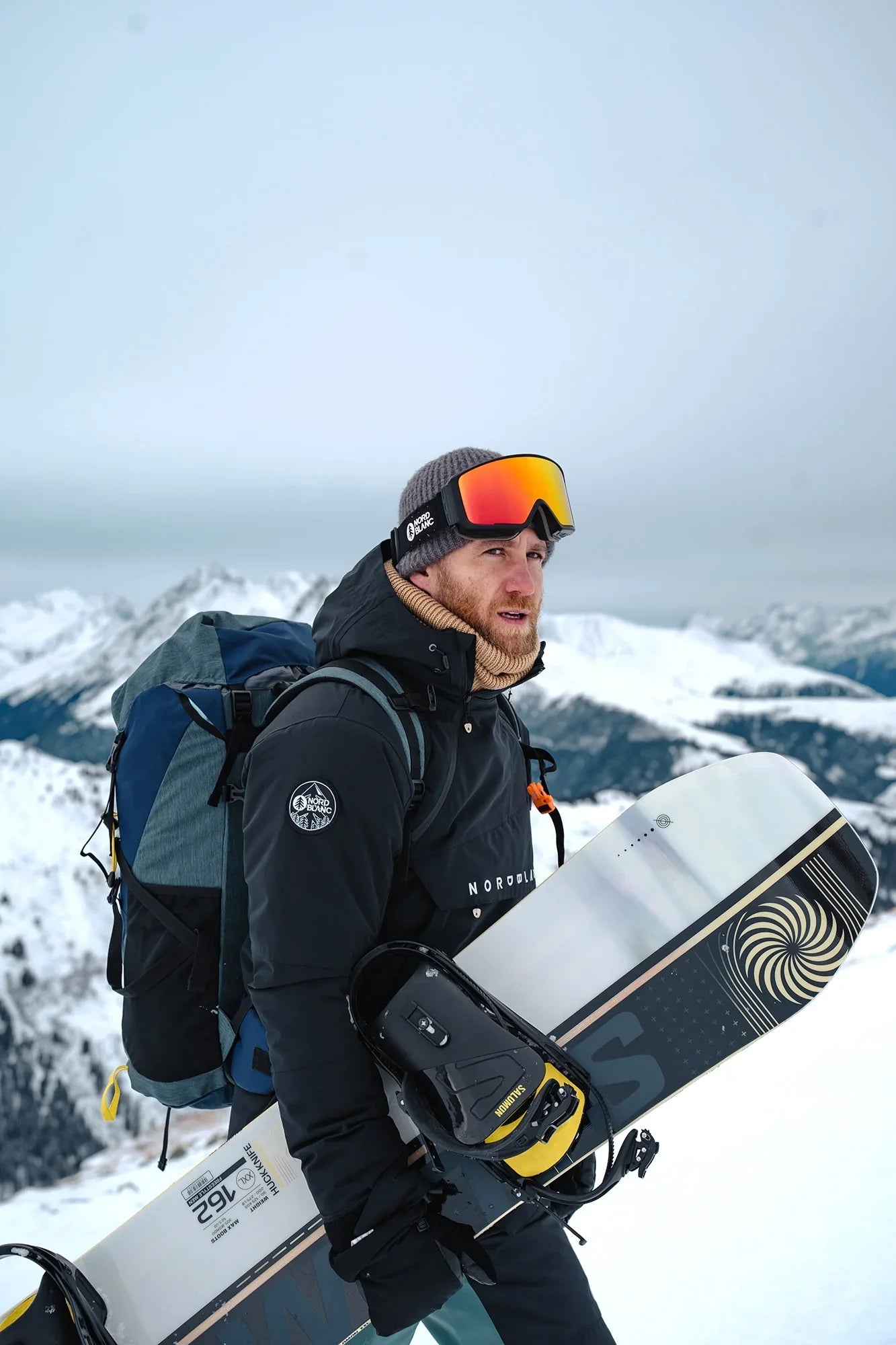 Snowboard-Anorak Herren - SNOWPACK schwarz-5