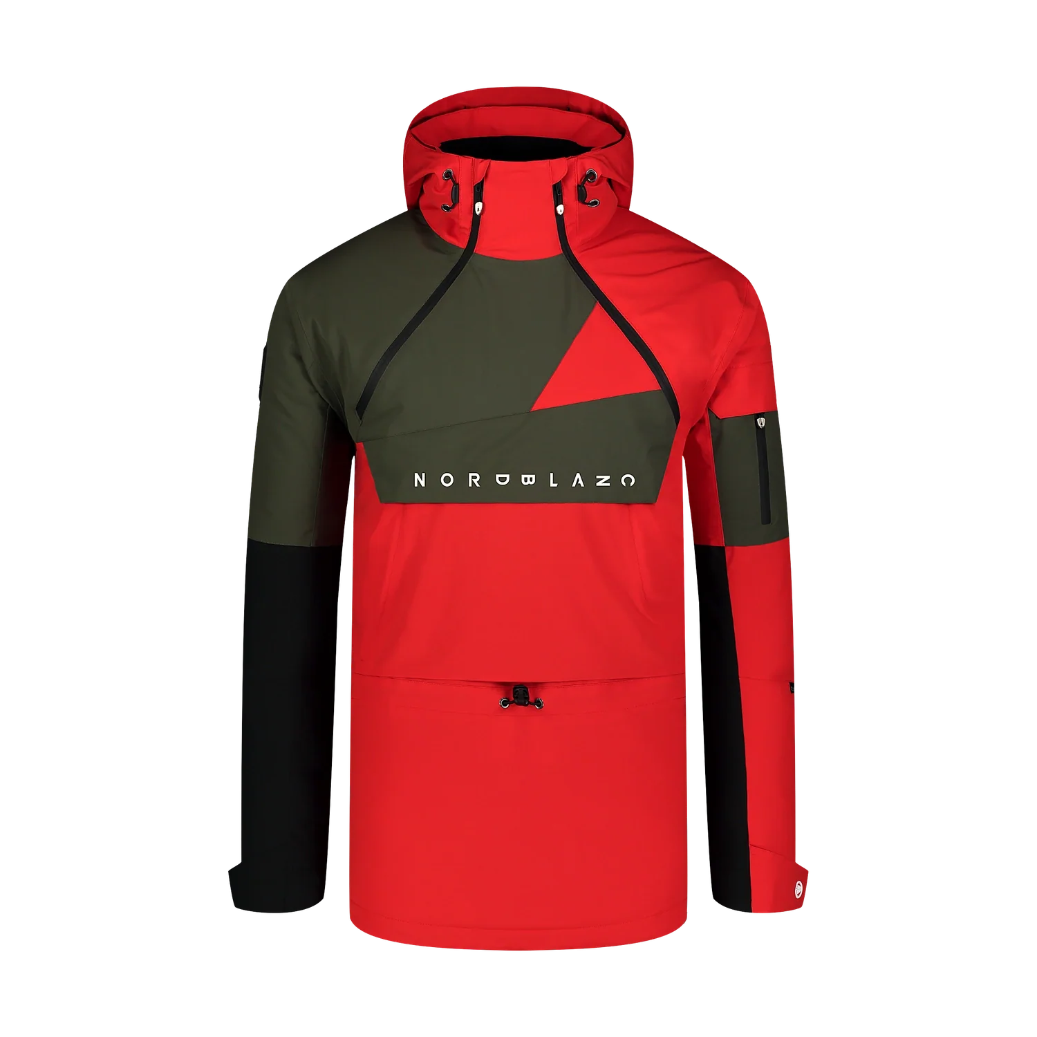Snowboard-Anorak Herren - SNOWPACK rot