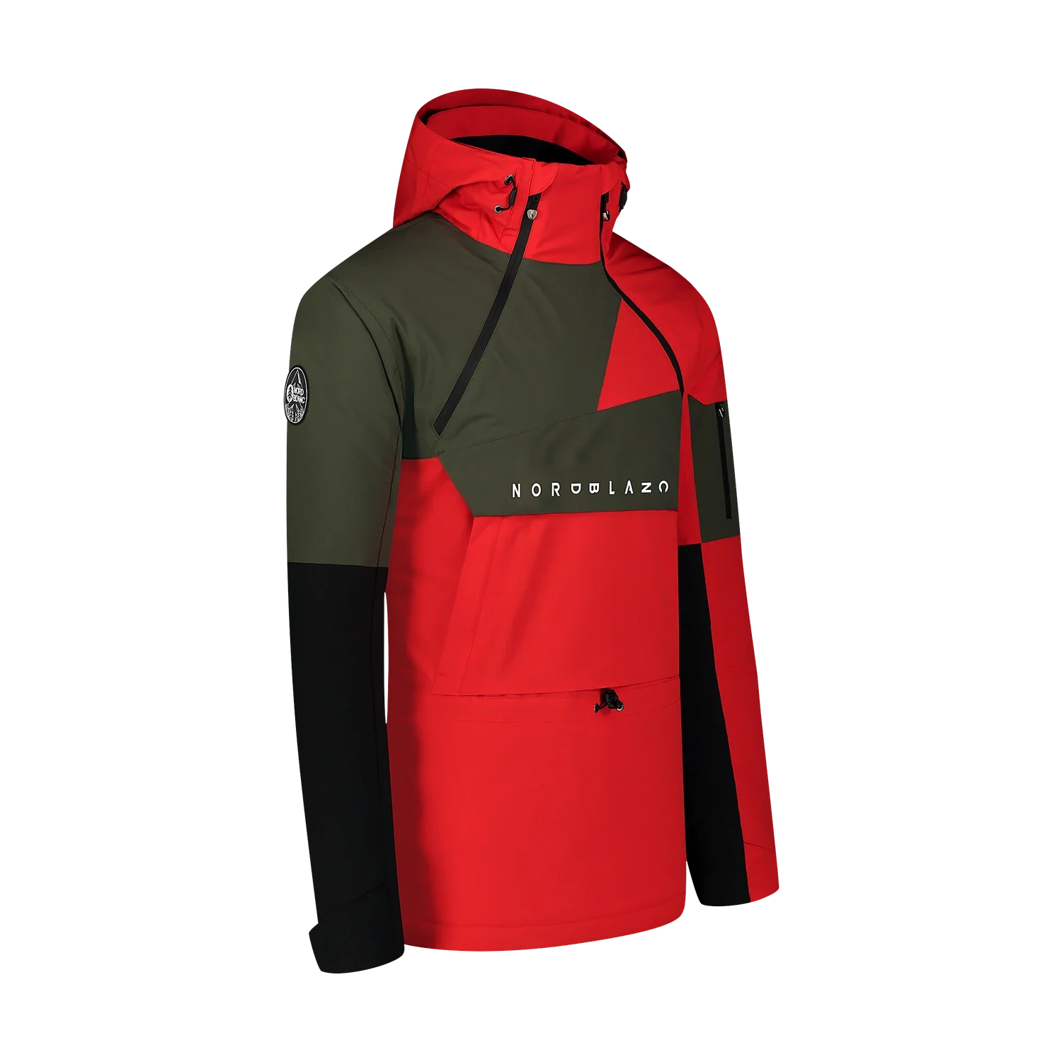 Snowboard-Anorak Herren - SNOWPACK rot-2