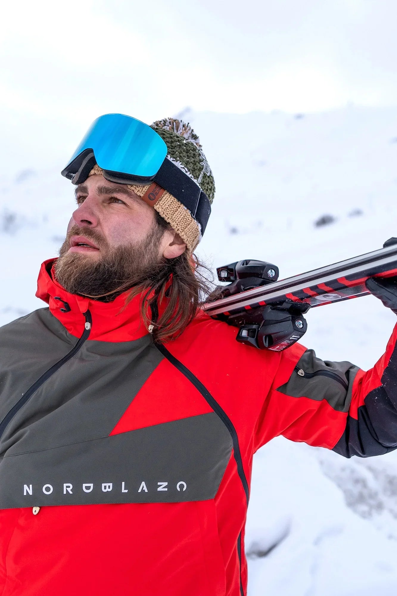 Snowboard-Anorak Herren - SNOWPACK rot-5