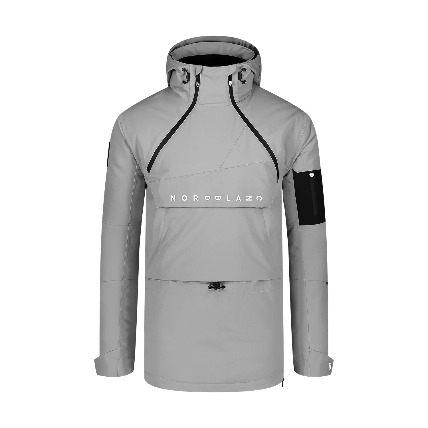 Snowboard-Anorak Herren - SNOWPACK grau