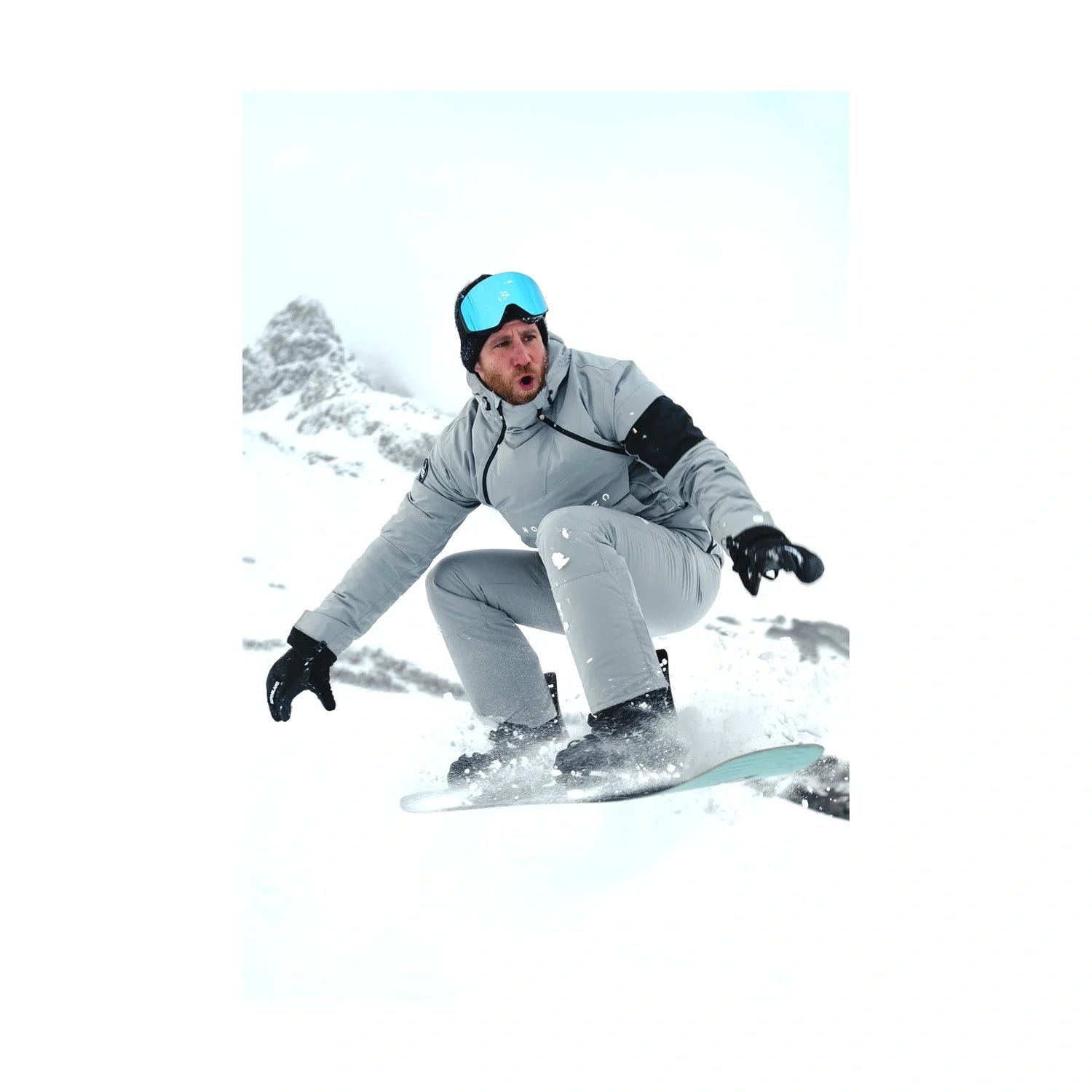 Snowboard-Anorak Herren - SNOWPACK grau-3