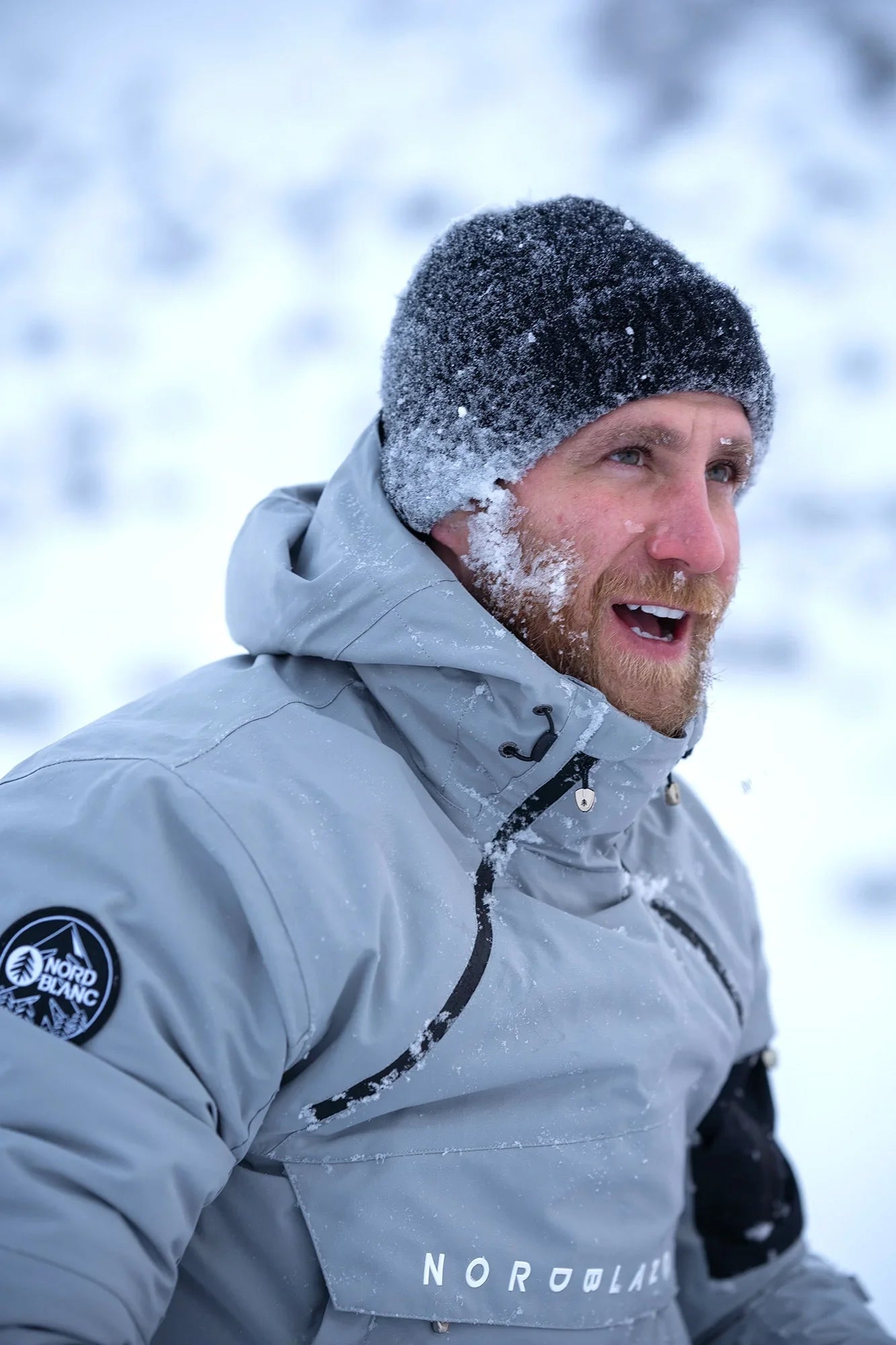 Snowboard-Anorak Herren - SNOWPACK grau-5