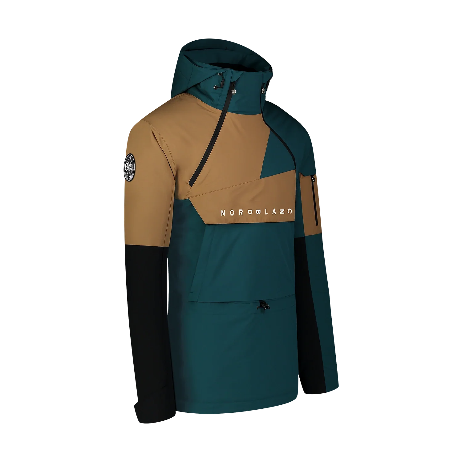 Snowboard-Anorak Herren - SNOWPACK grün-2