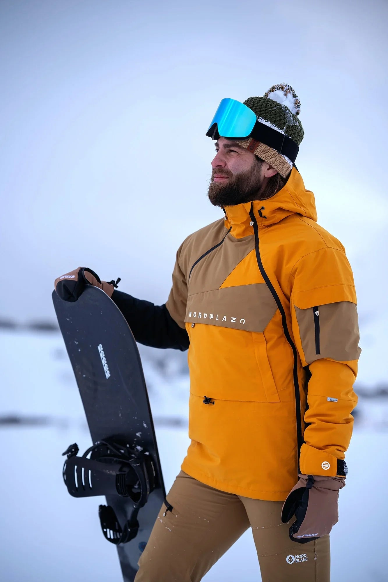 Snowboard-Anorak Herren - SNOWPACK gelb-3