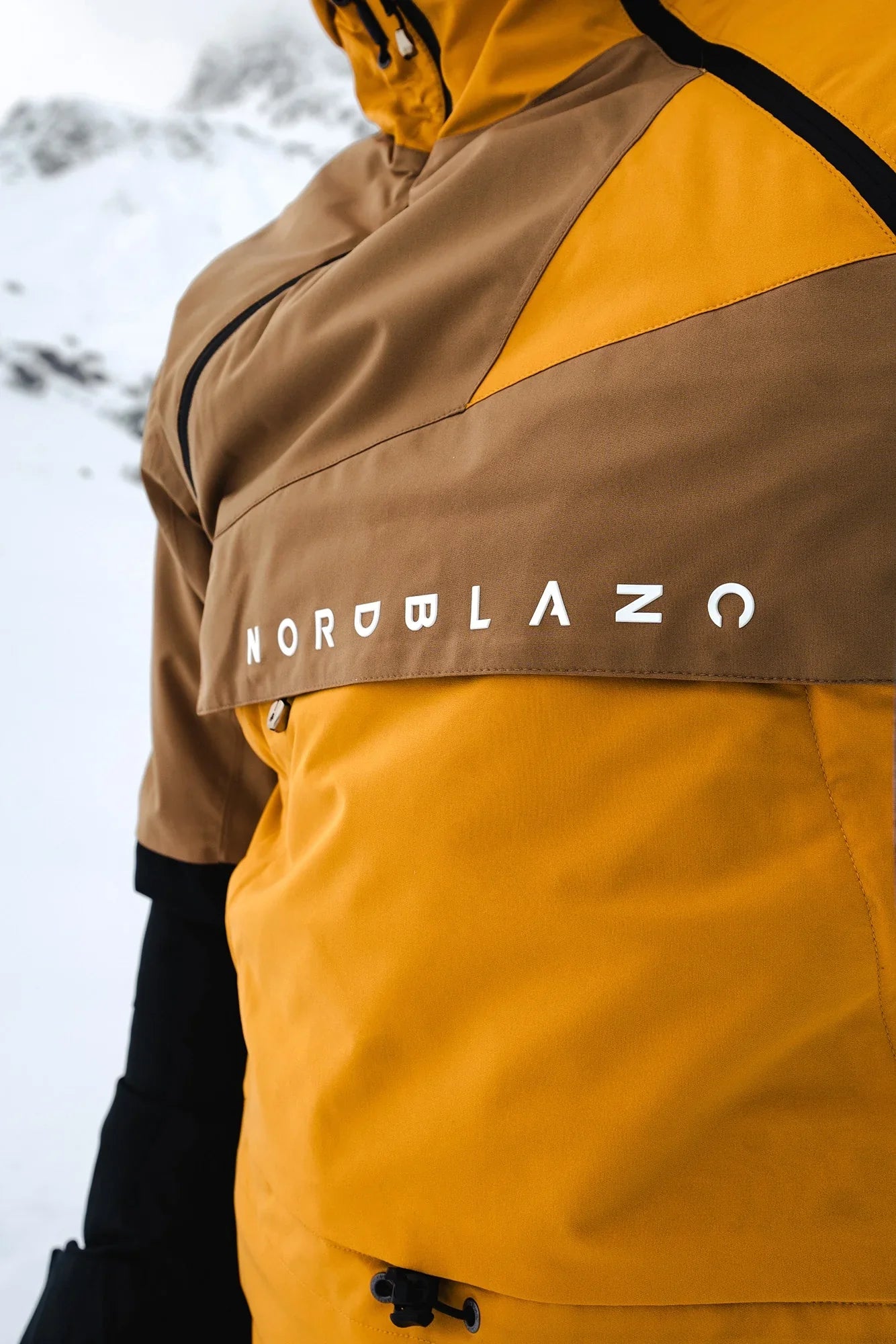 Snowboard-Anorak Herren - SNOWPACK gelb-5