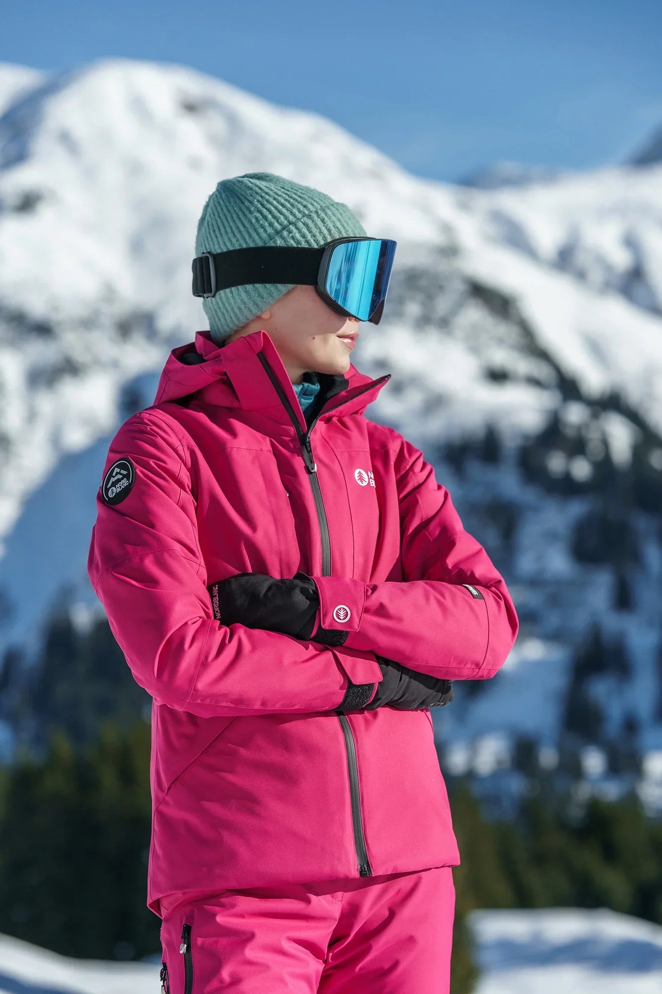 Skijacke Damen - AVEN rot-5