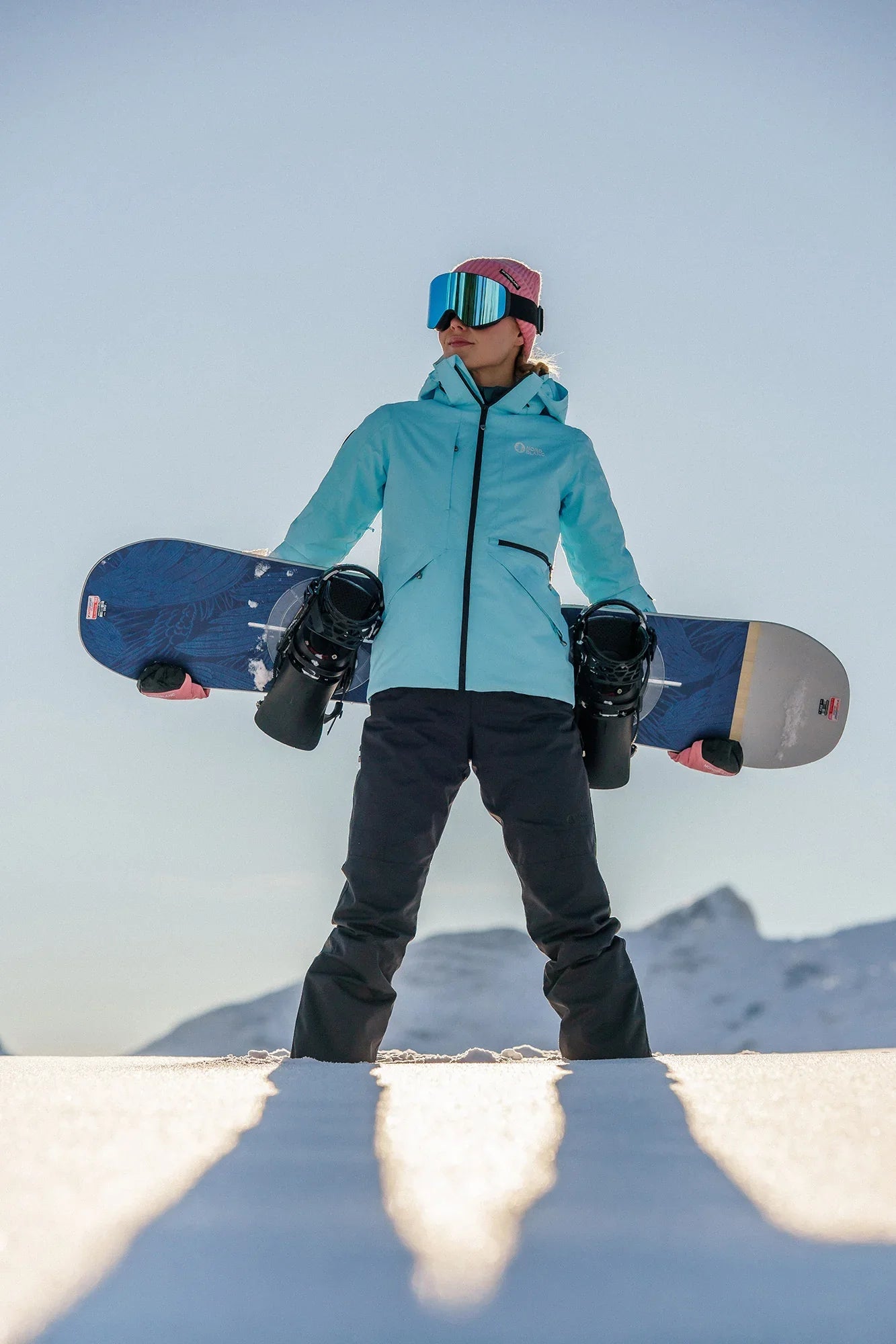 Skijacke Damen - AVEN blau-2
