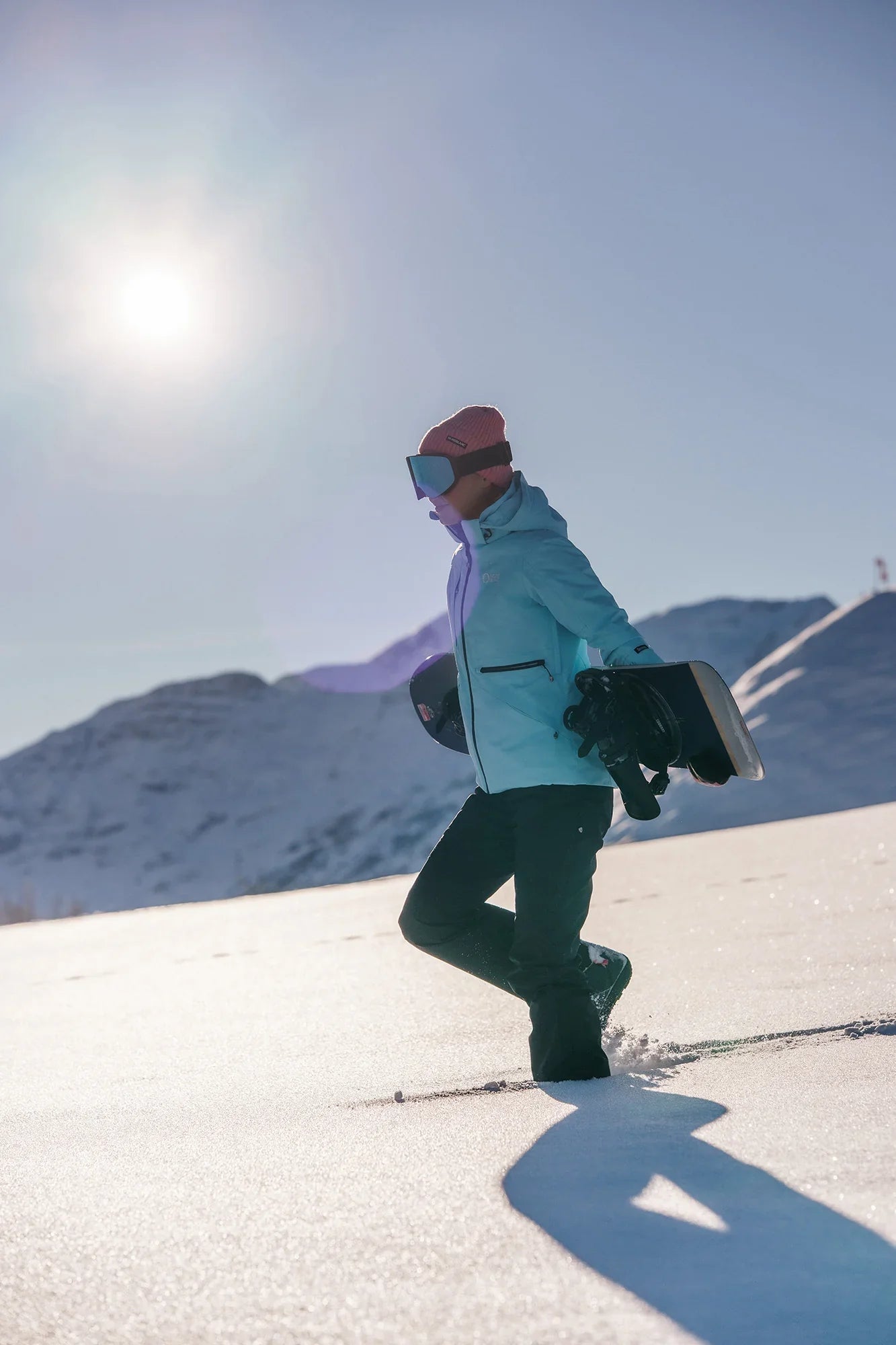 Skijacke Damen - AVEN blau-3