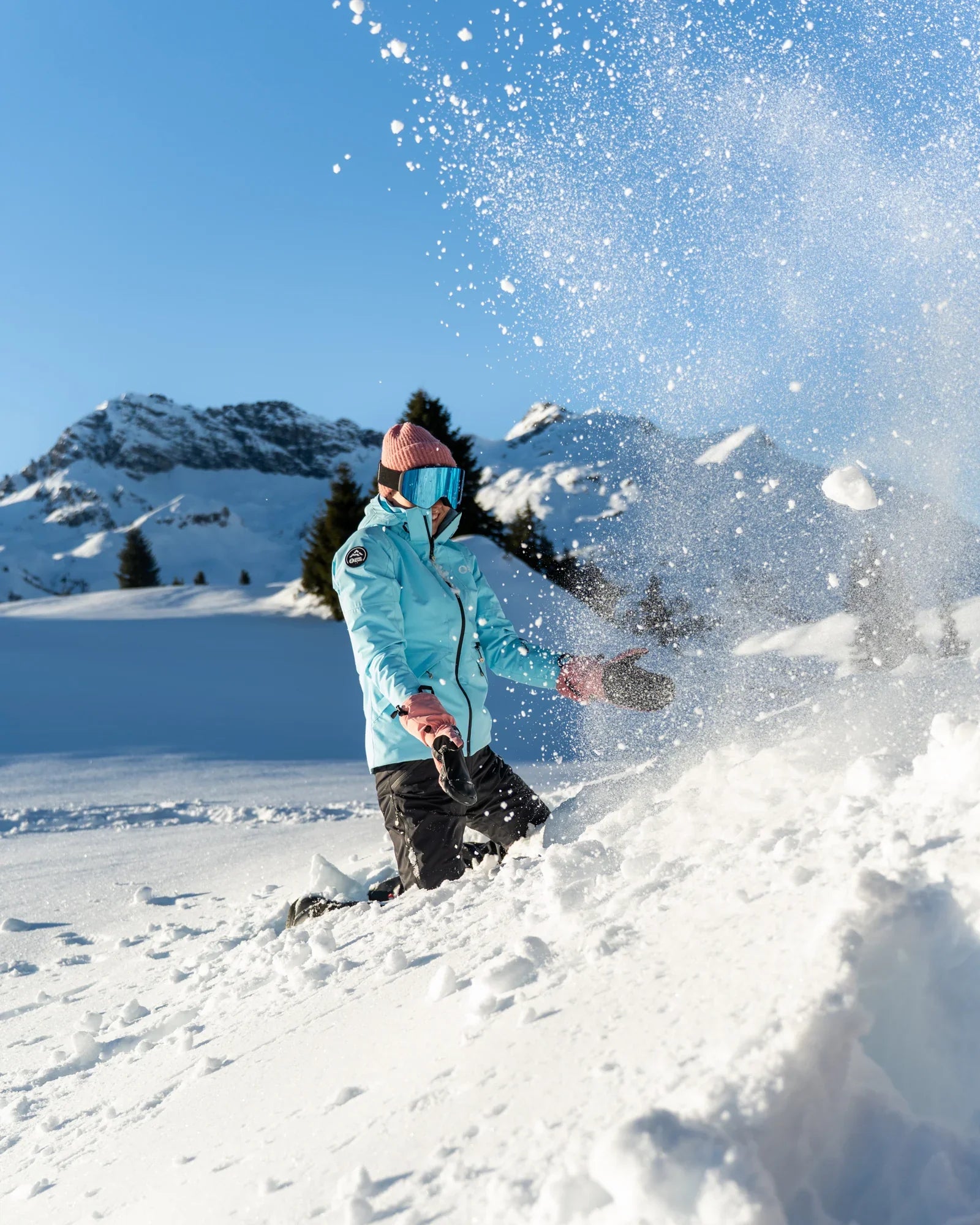 Skijacke Damen - AVEN blau-4