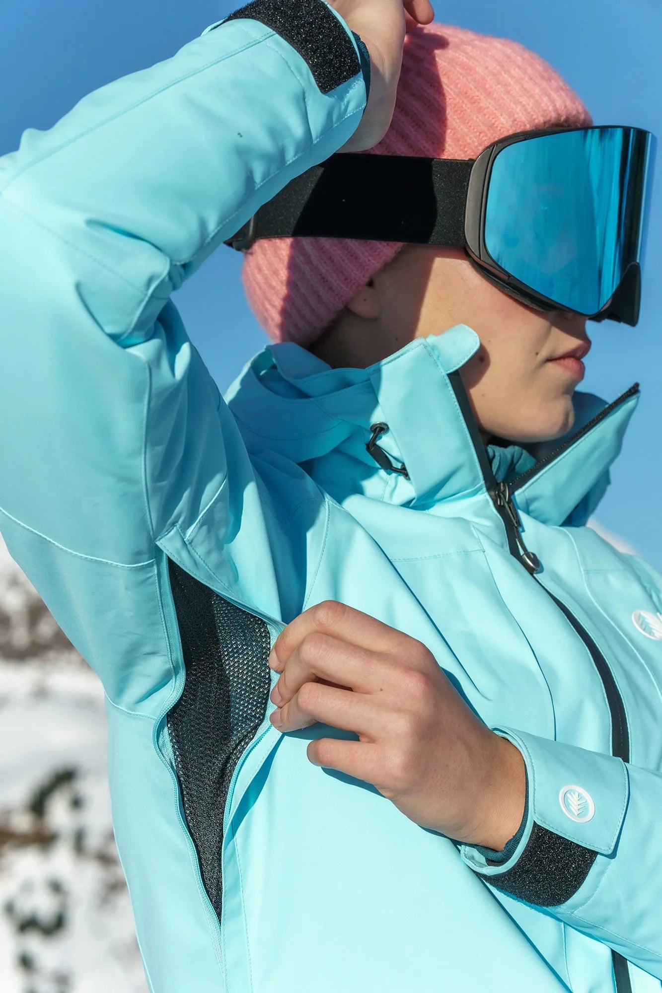 Skijacke Damen - AVEN blau-9