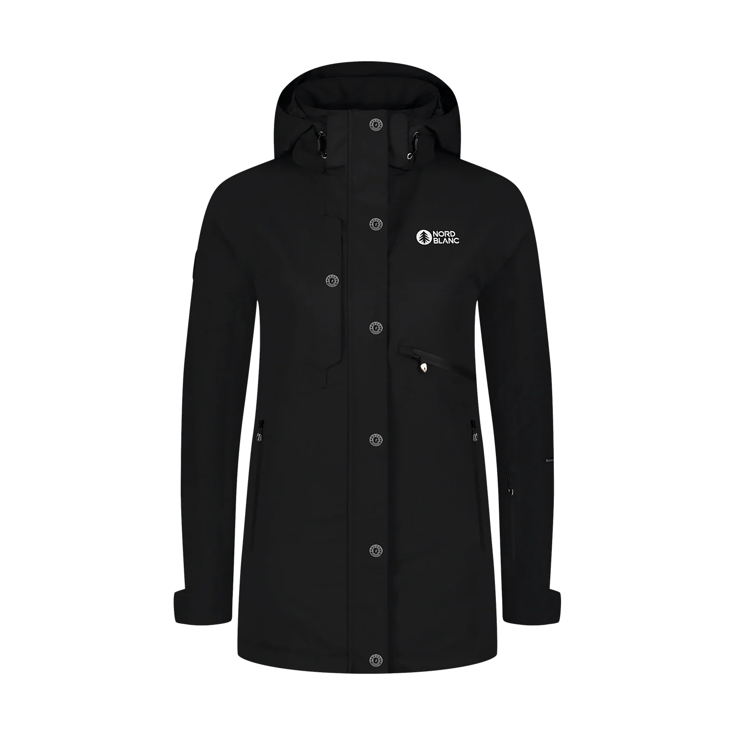 Winter- und Skijacke Damen - SLEDDING schwarz