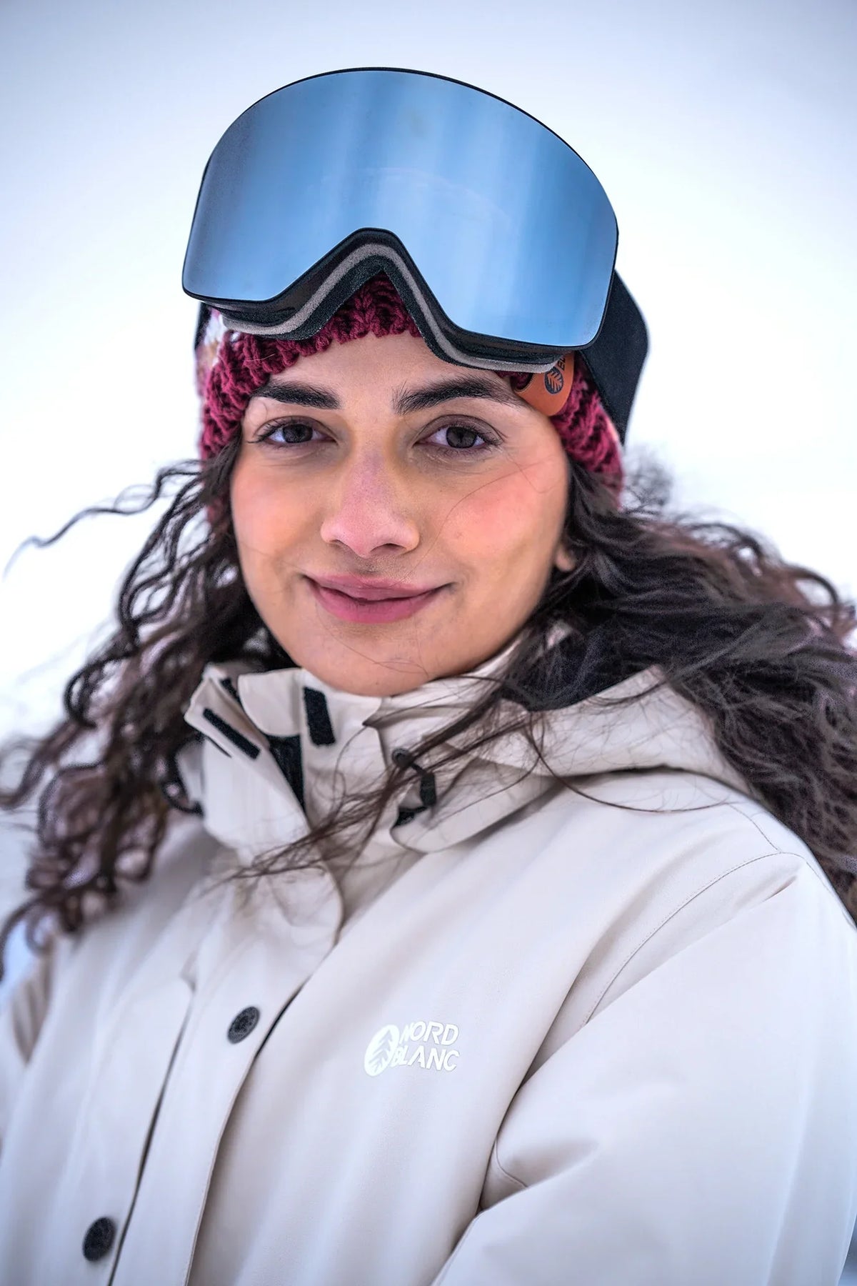 Winter and ski jacket women's - SLEDDING beige – image 5